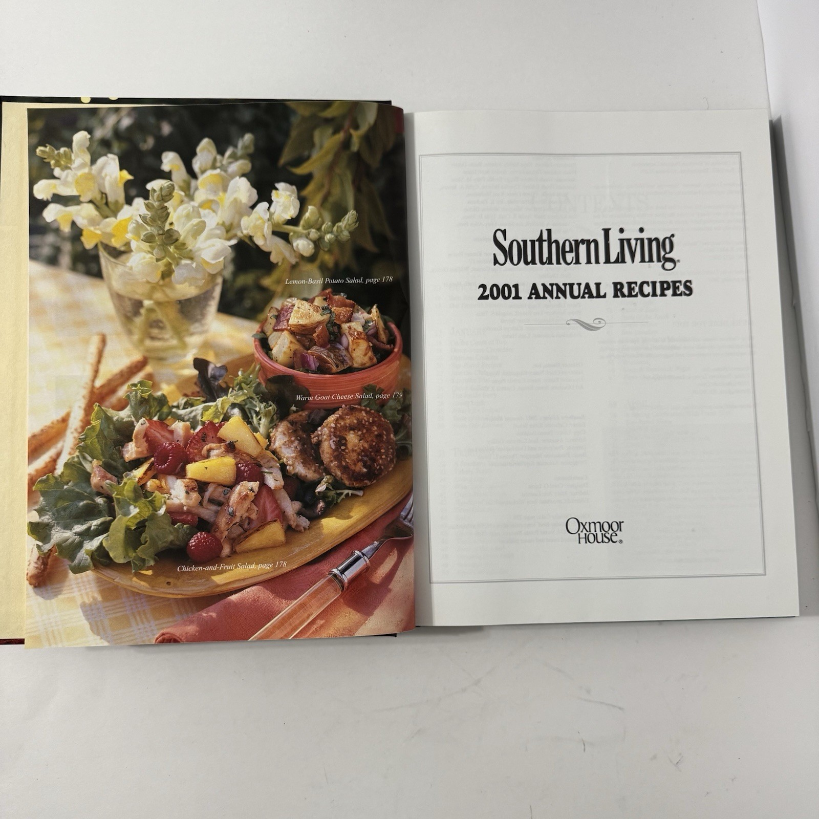 Southern Living 2001 Annual Recipes Cookbook -Every Recipe from 2001, 368 Pages