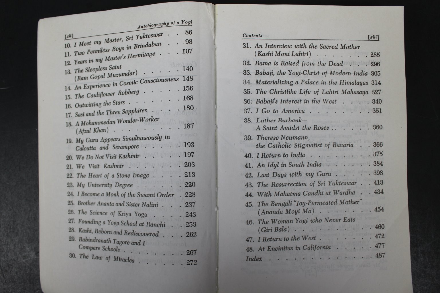 Autobiography of a Yogi Paramhansa Yogananda REPRINT Facsimile PB
