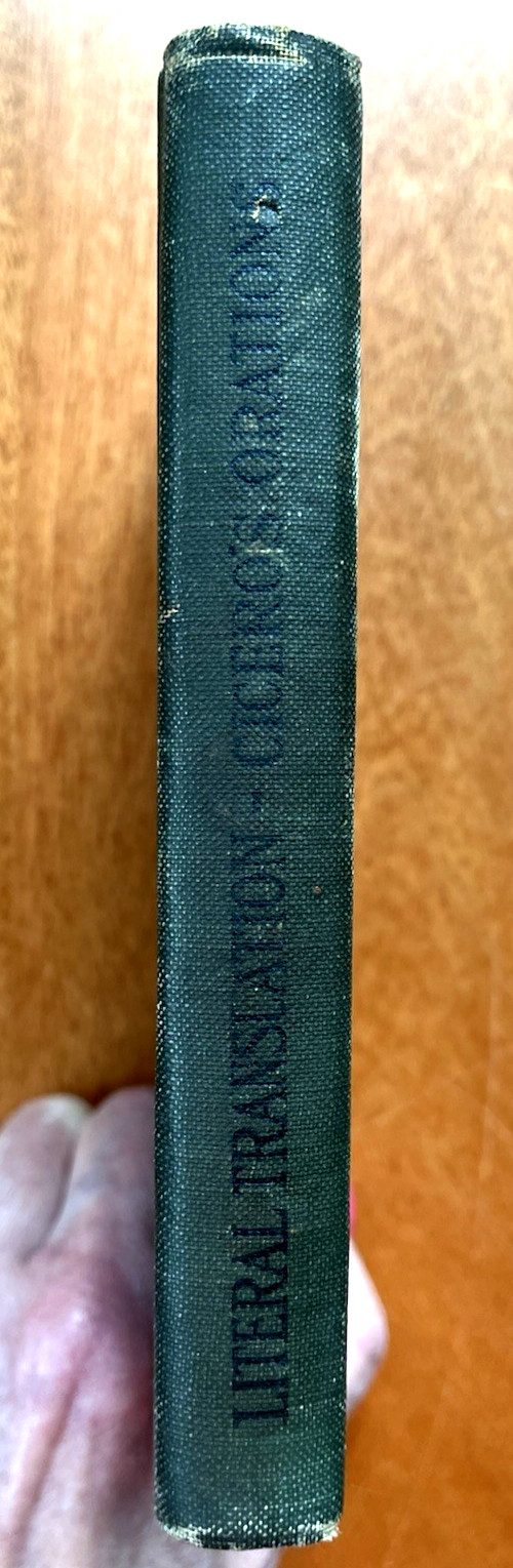 Select Orations of Cicero, Handy Book Company, Reading, PA (1910s, HC) Good