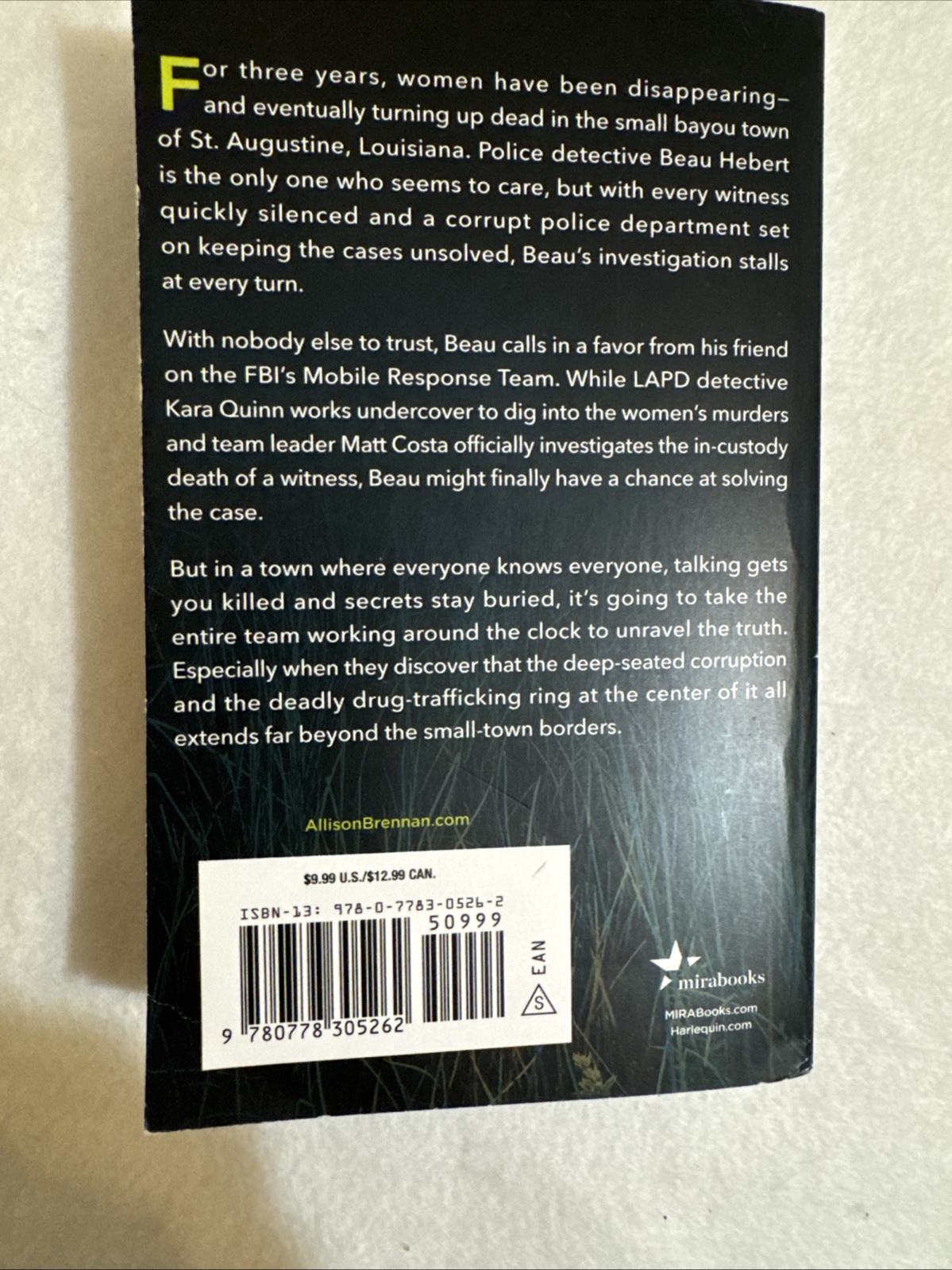 Seven Girls Gone by Allison Brennan (2023, Us-Tall Rack Paperback)