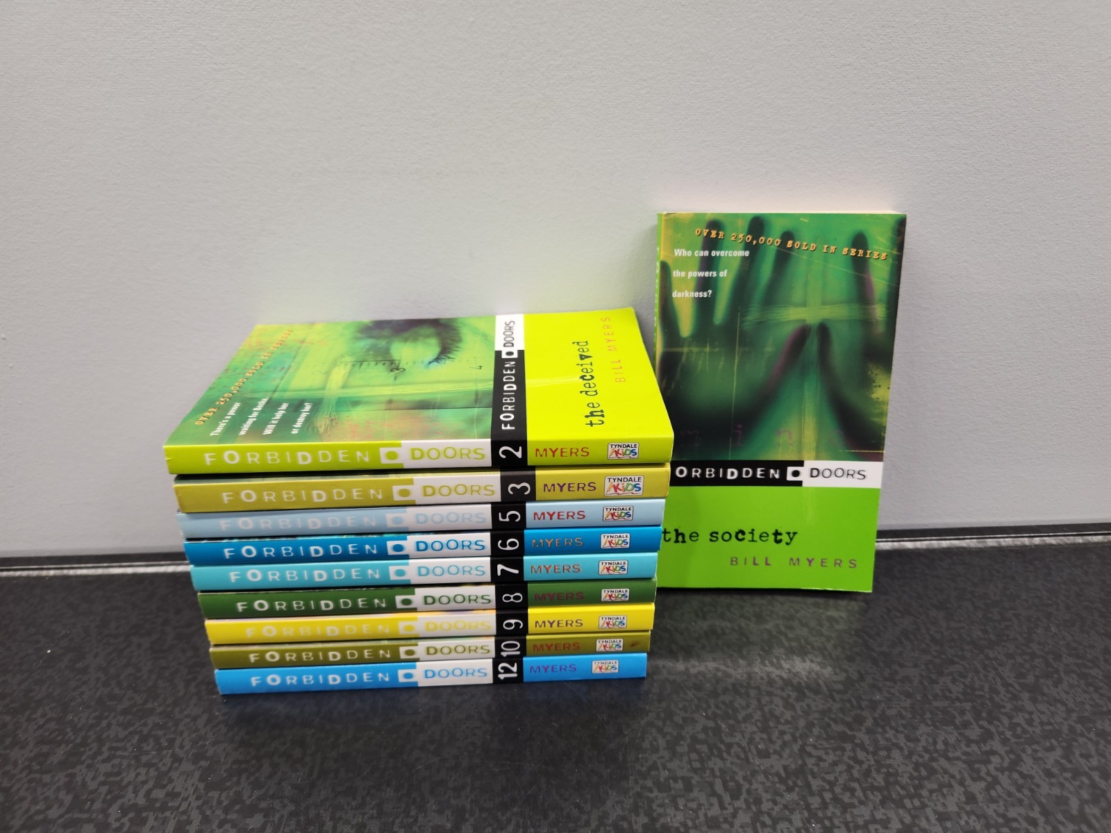 Lot of (10) Forbidden Doors Books #1-3, 5-10, 12 by Bill Myers Paperback Bundle