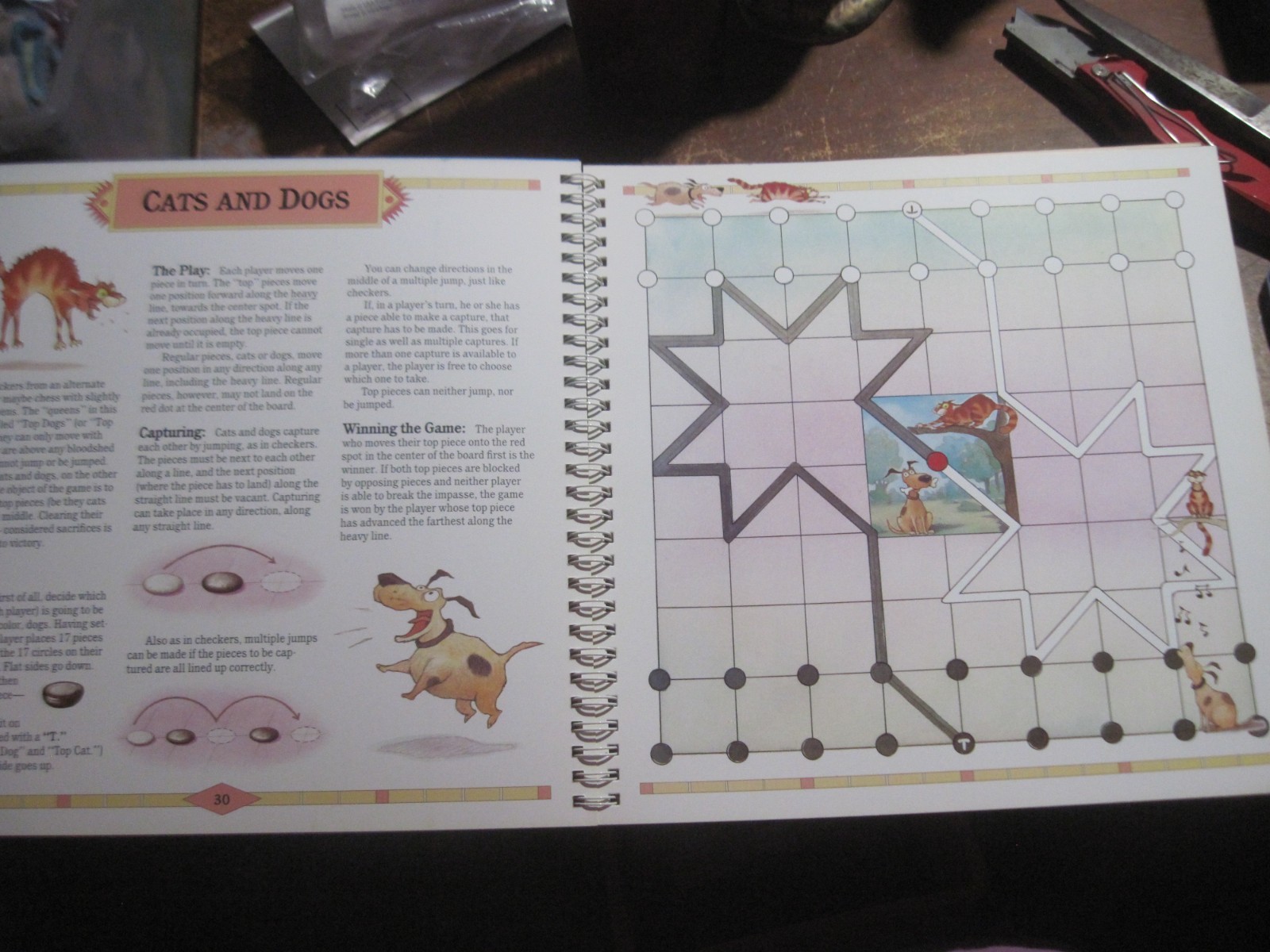 The Book of Classic Board Games with Other (Klutz) – Spiral-bound – GOOD