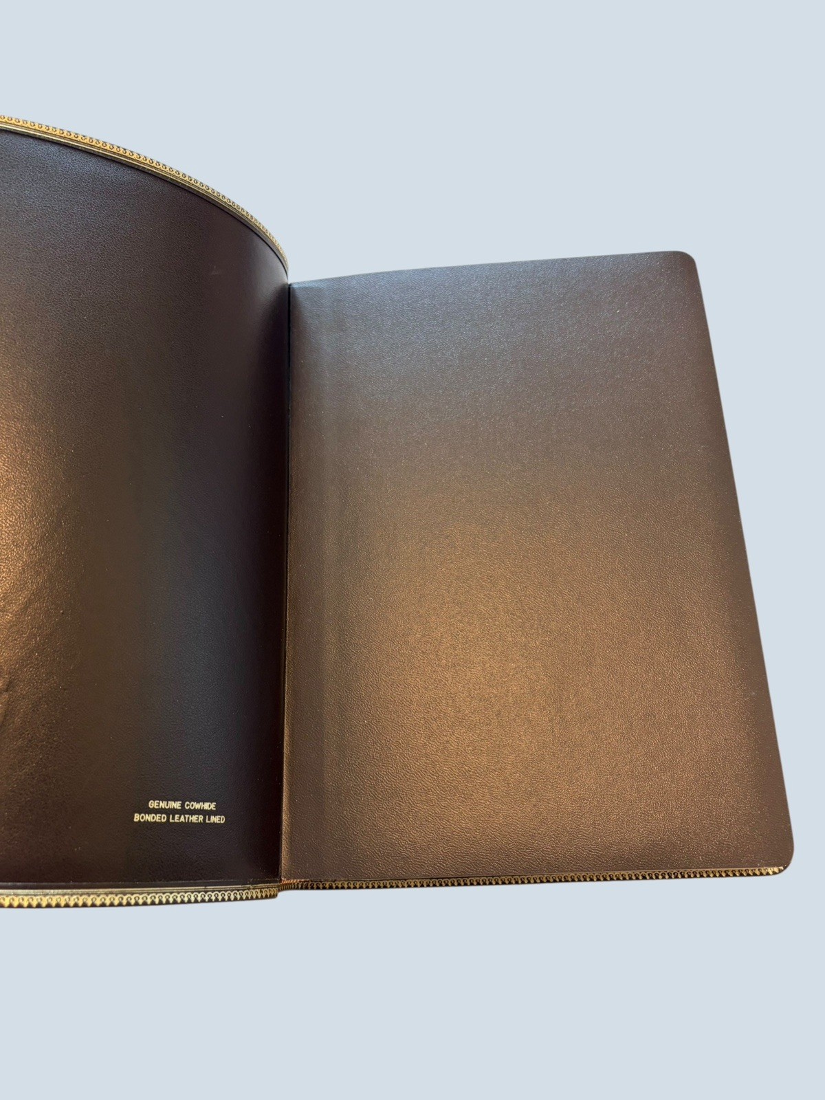 KJV Voice Of Prophecy Bible Brown Cowhide Leather HMS Richard Helps NEW IN BOX