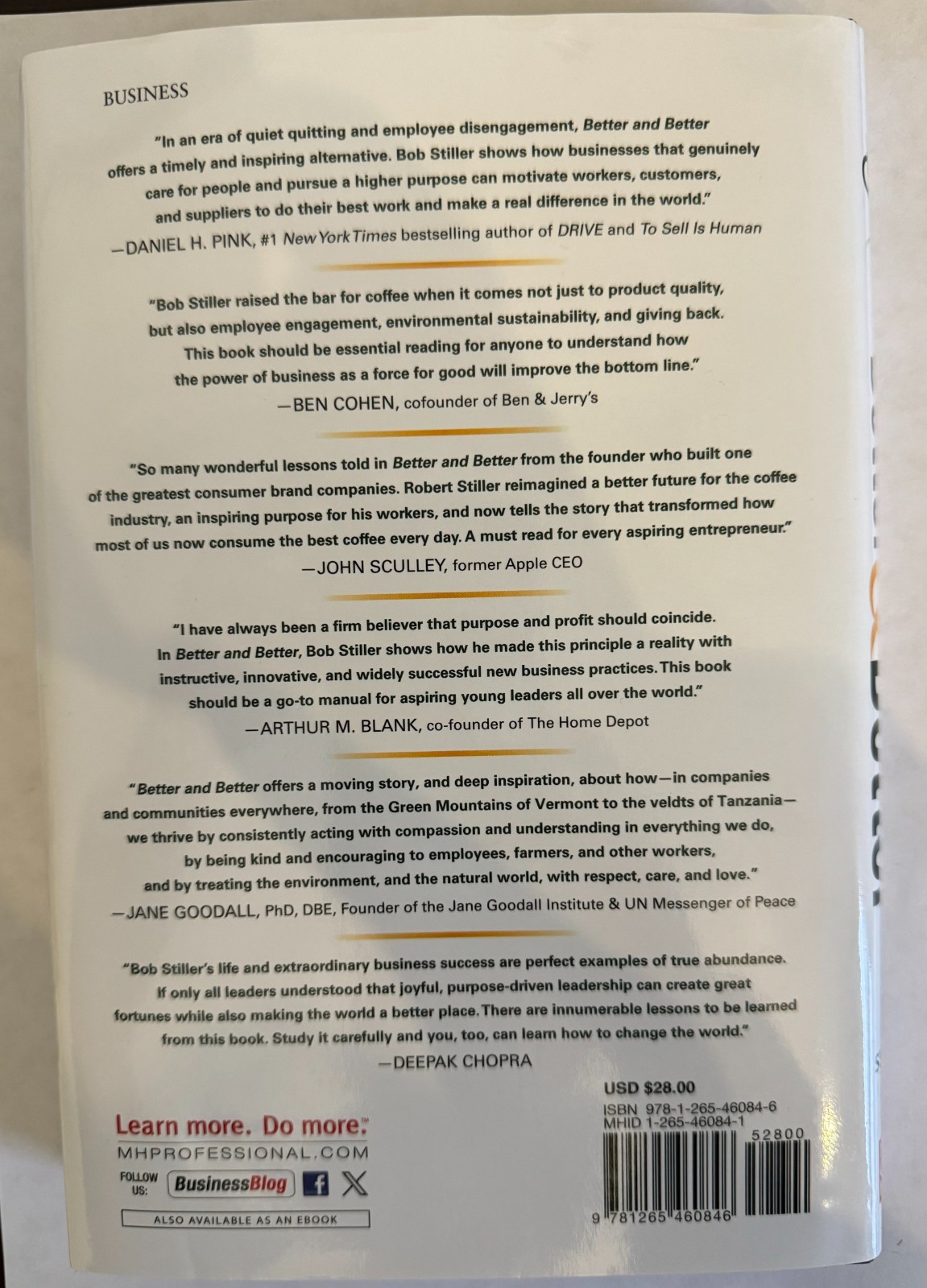 Better and Better by Bob Stiller (2024, Hardcover, McGraw-Hill Education)