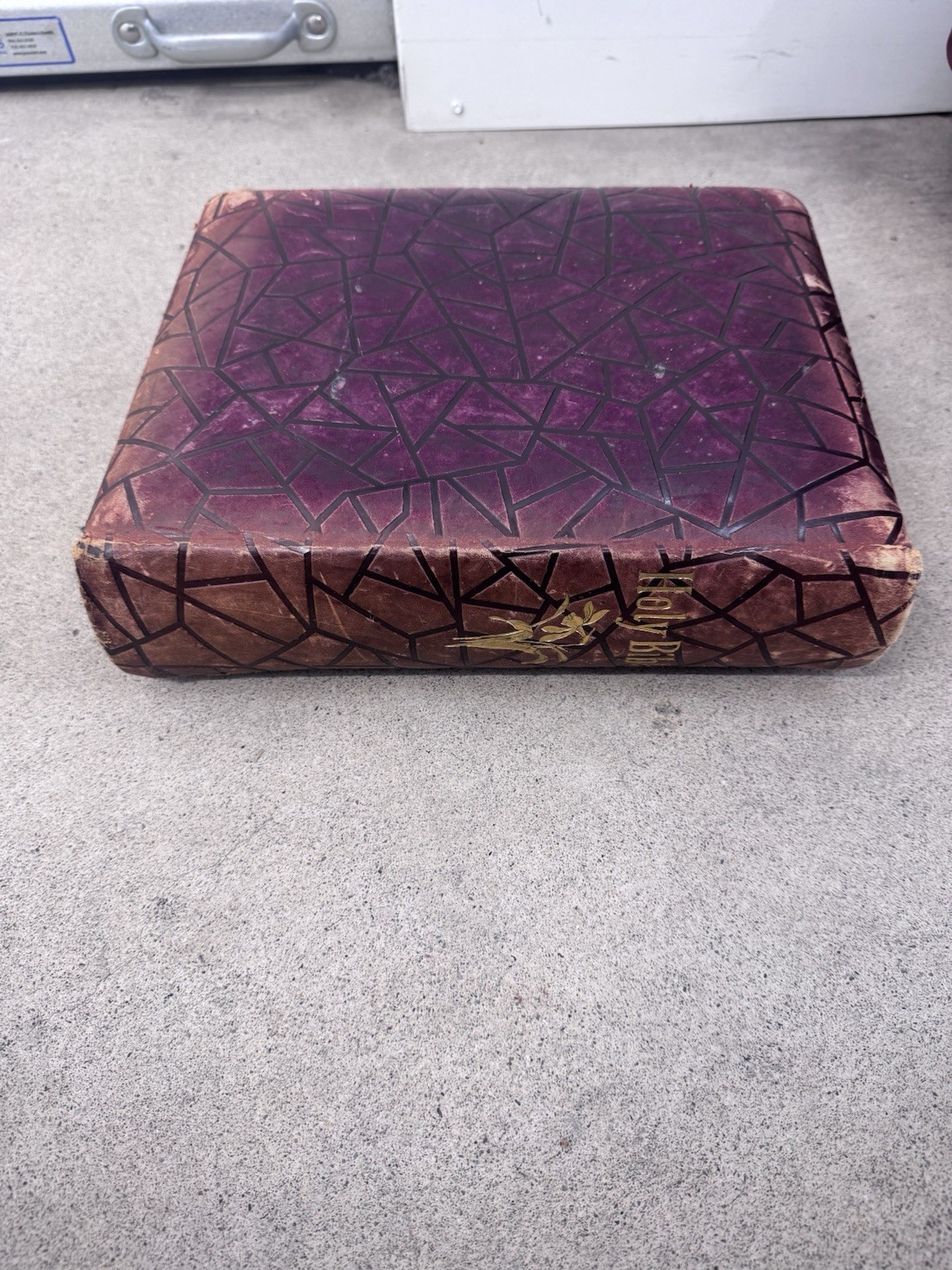 1800s Vintage Book Holy Bible Altemus Antique Leather Original