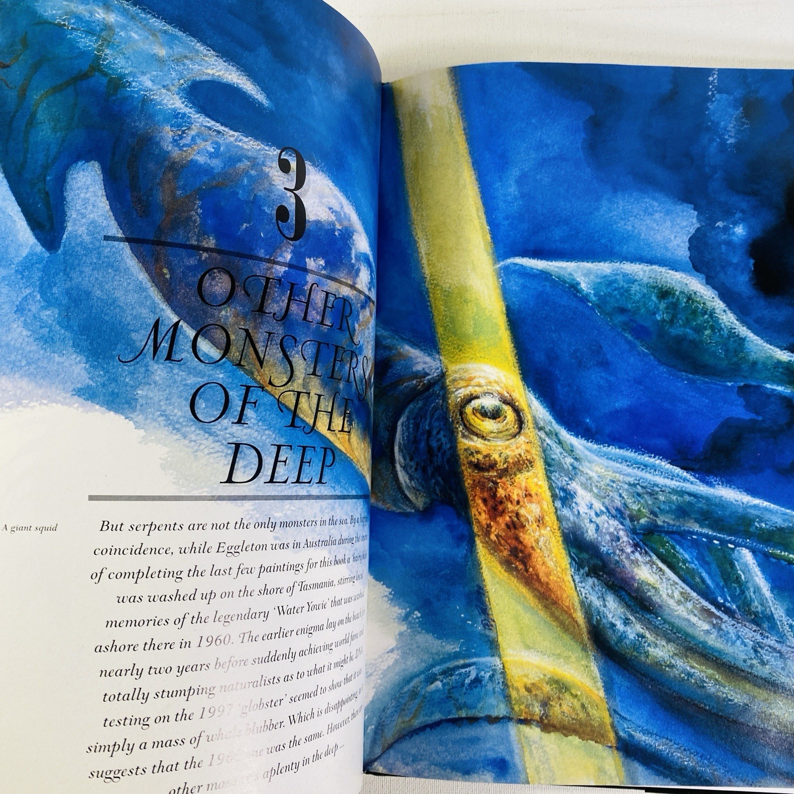 THE BOOK OF SEA MONSTERS By Nigel Suckling & Bob Eggleton 1st Edition Hardcover
