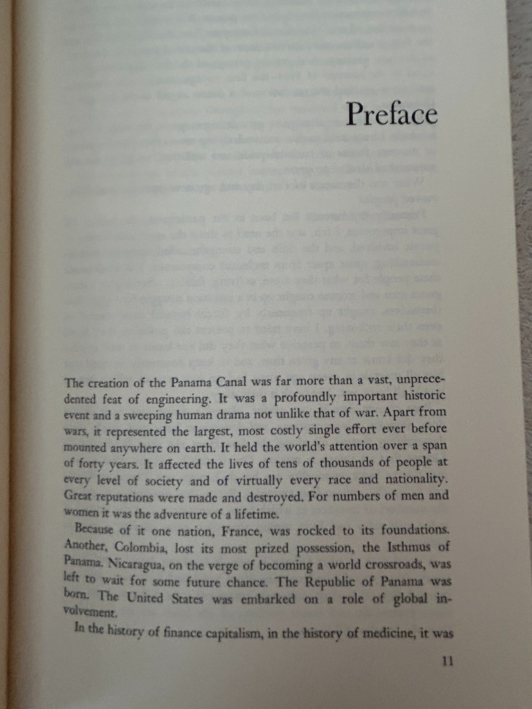David McCullough, John Adams;The Path Between the Seas:Creation of Panama Canal