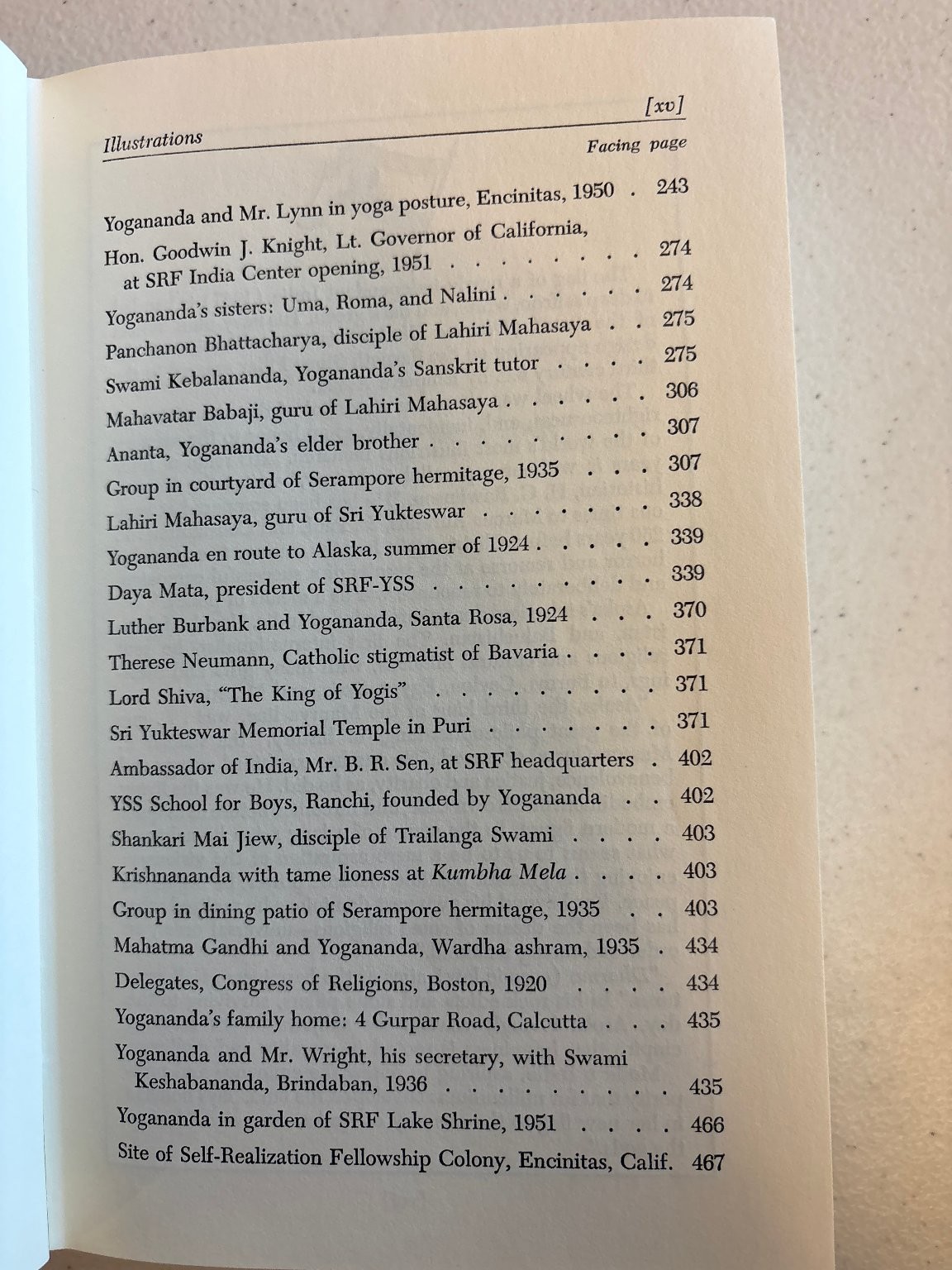 Autobiography of a Yogi Paramahansa Yogananda 1968 Self-Realization Fellowship