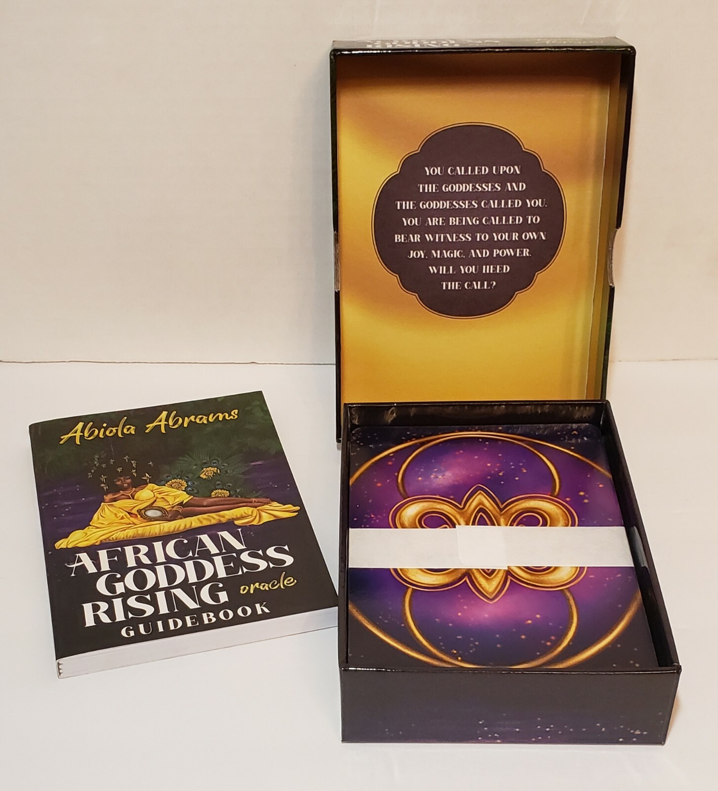 African Goddess Rising Oracle *FULL SIZE* 44-Card Deck & Guidebook Abiola Abrams