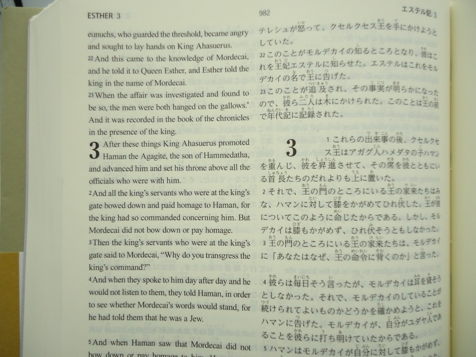 Bilingual Bible Japanese-English ESV 2017 Edition Word of Life Press Japan NEW