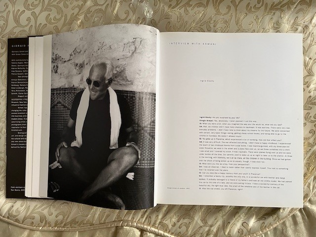 Giorgio Armani Guggenheim Museum exhibition catalog 10.5×12″ book hardcover New