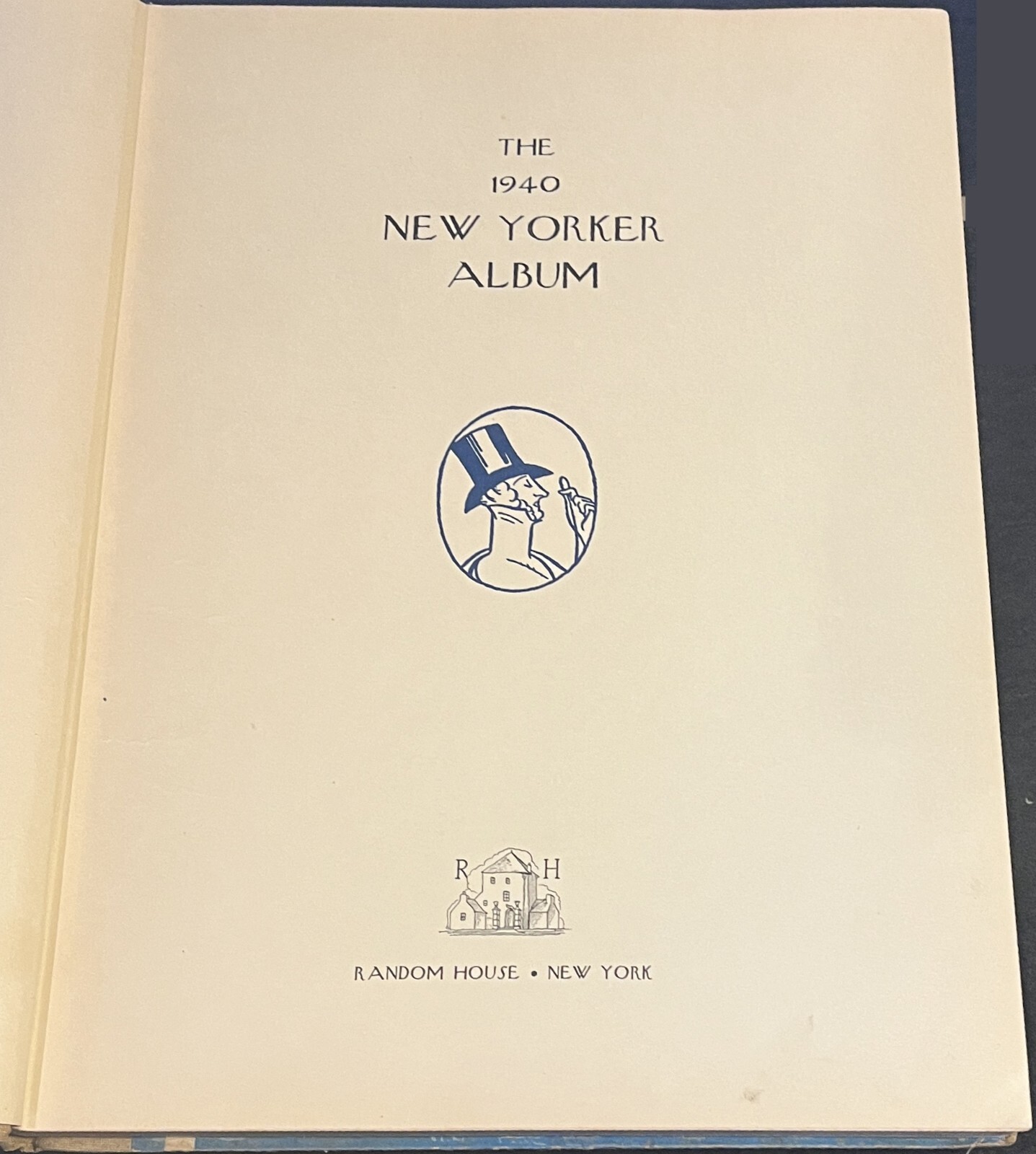 THE 1940 NEW YORKER CARTOON ALBUM Random House CARTOONS Satire Humor Clean Pages