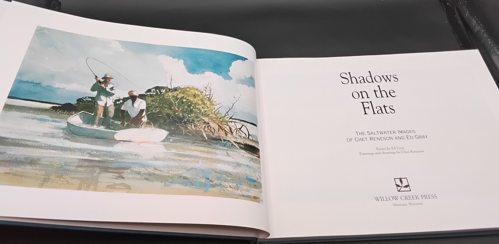 Shadows on the Flats: The Saltwater Images of Chet Reneson SIGNED