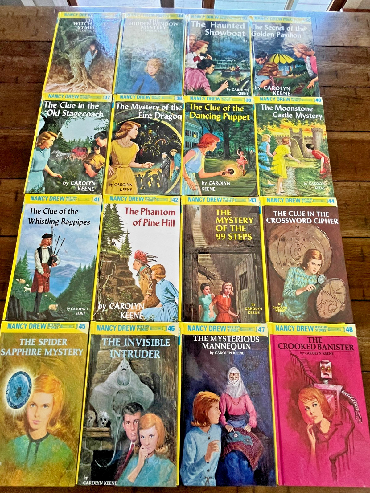 Complete Nancy Drew Flashlight Hard Cover Book Set 1-56