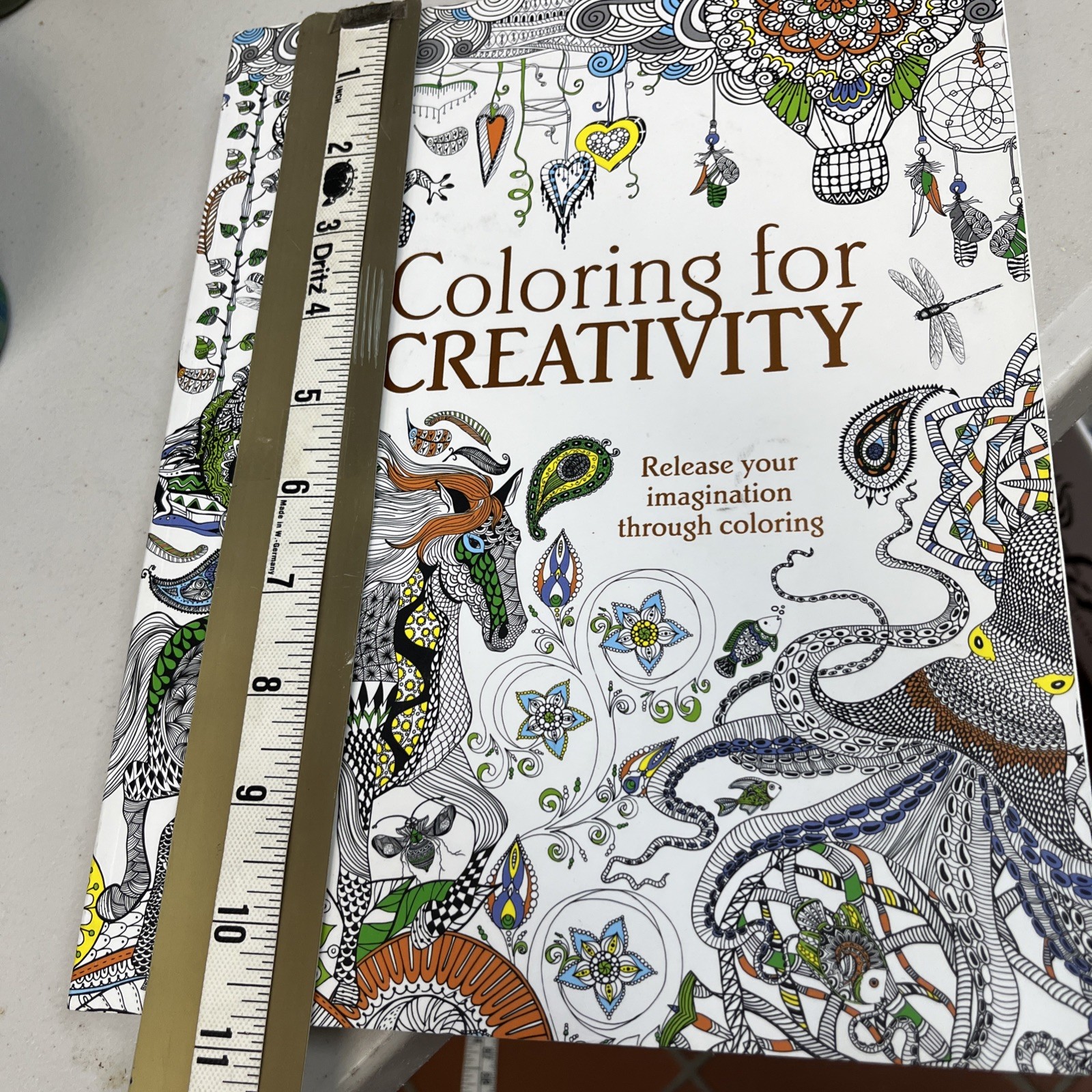 Adult Coloring for Creativity Book 288 Pages New Copyright 2015