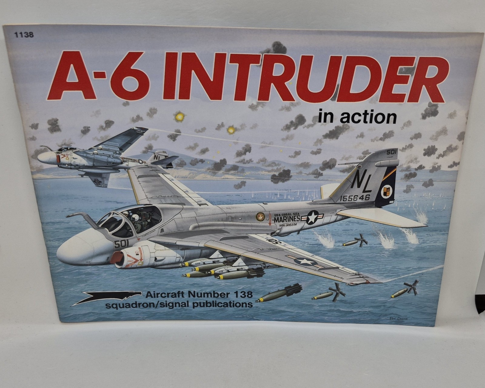 A-6 Intruder in Action by Joe Michaels (1993, Trade Paperback)