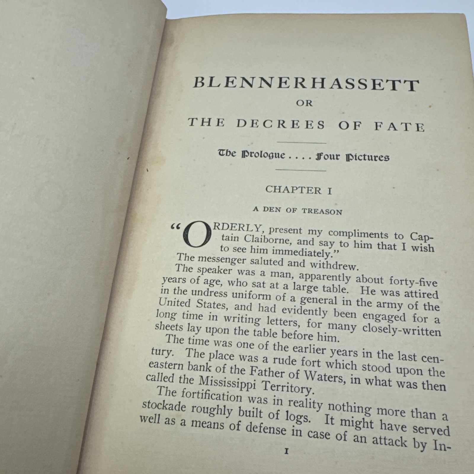 Blennerhassett Decrees of Fate Romance Charles Felton Pidgin 1901 Antique Novel