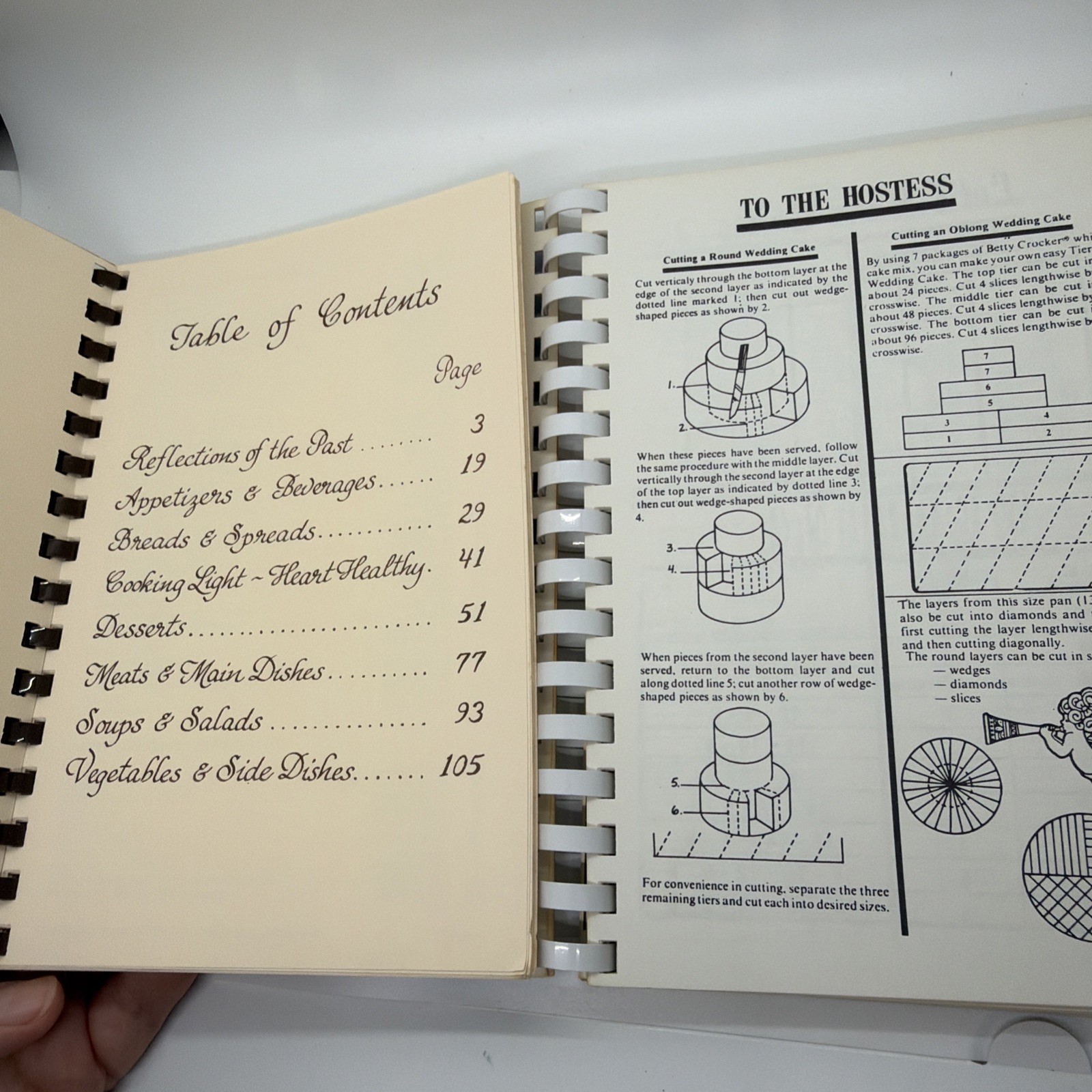 Vintage 1980s Community Cookbook Baking Cakes Heritage Centennial Lot of 2 Retro