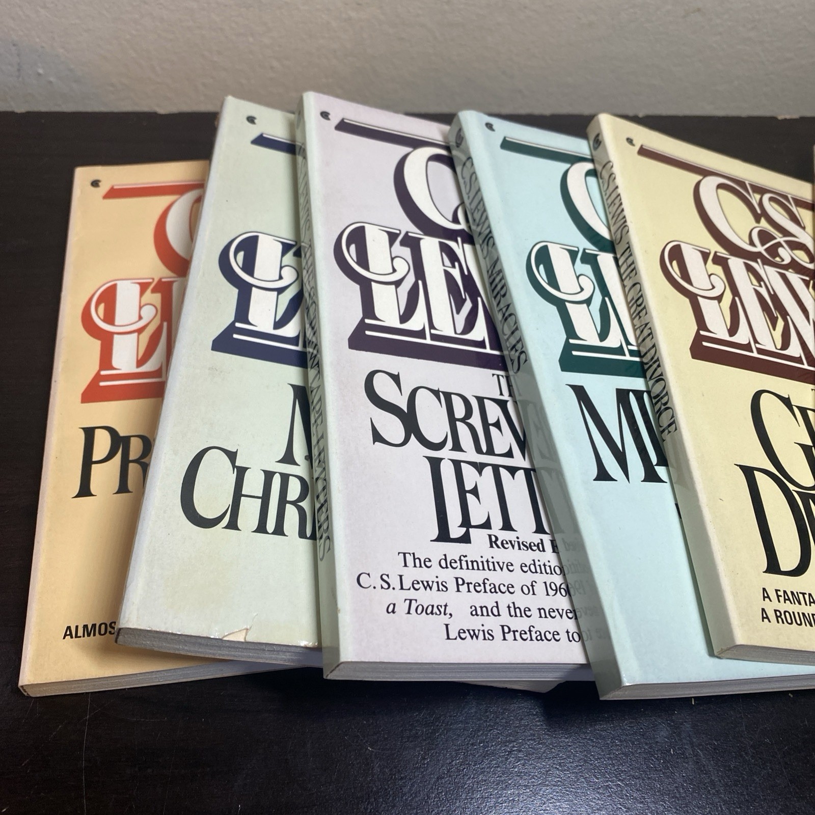Six by Lewis by C. S. Lewis 6 PB Books BOX SET Spiritual Classics, Christianity