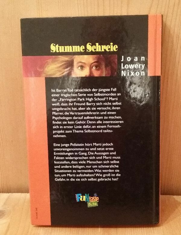 Silent Screams Joan Lowery Nixon 2002 154 Pages Fantasy Club Munich