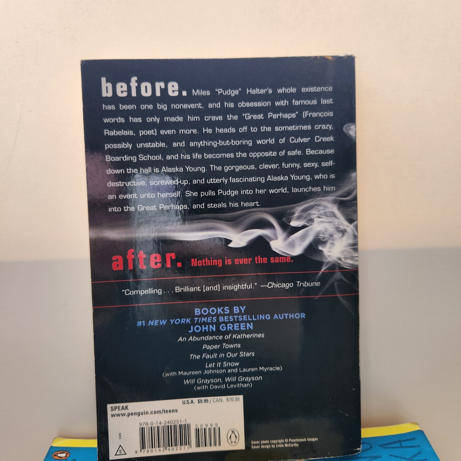Lot of 4 John Green Novels GOOD COND AND SHIPS FOR FREE