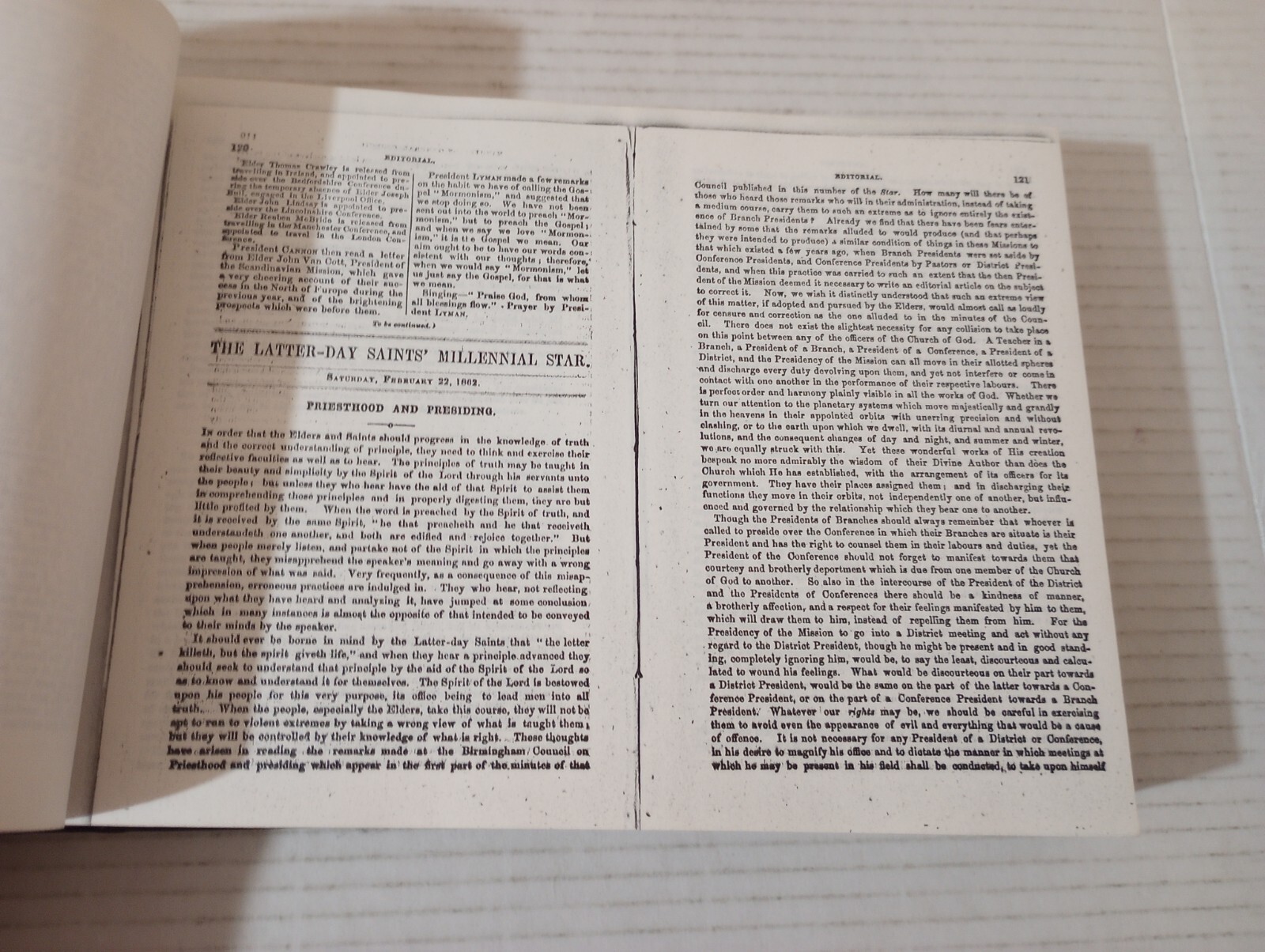 The Latter-day Saints Millennial Star Vol 24 1862 Bound Facsimile Reprint