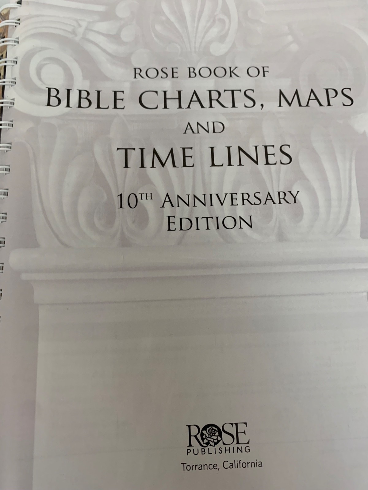 Rose Book Of Bible Chart Lot of 3 Books Maps & Time Lines, Volumes 2 & 3 VG+