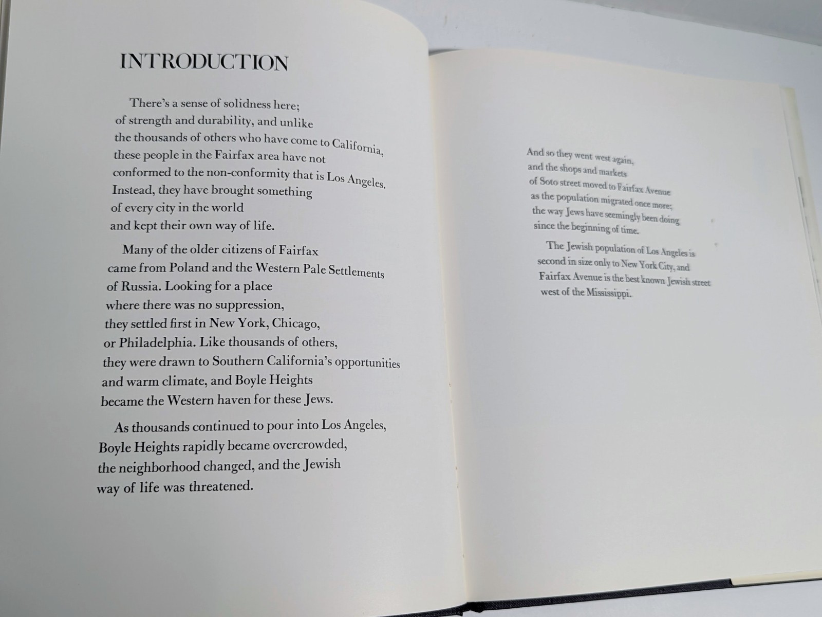 Fairfax : Photographs And Poems By Harvey Edwards HCdj 1976 Jewish