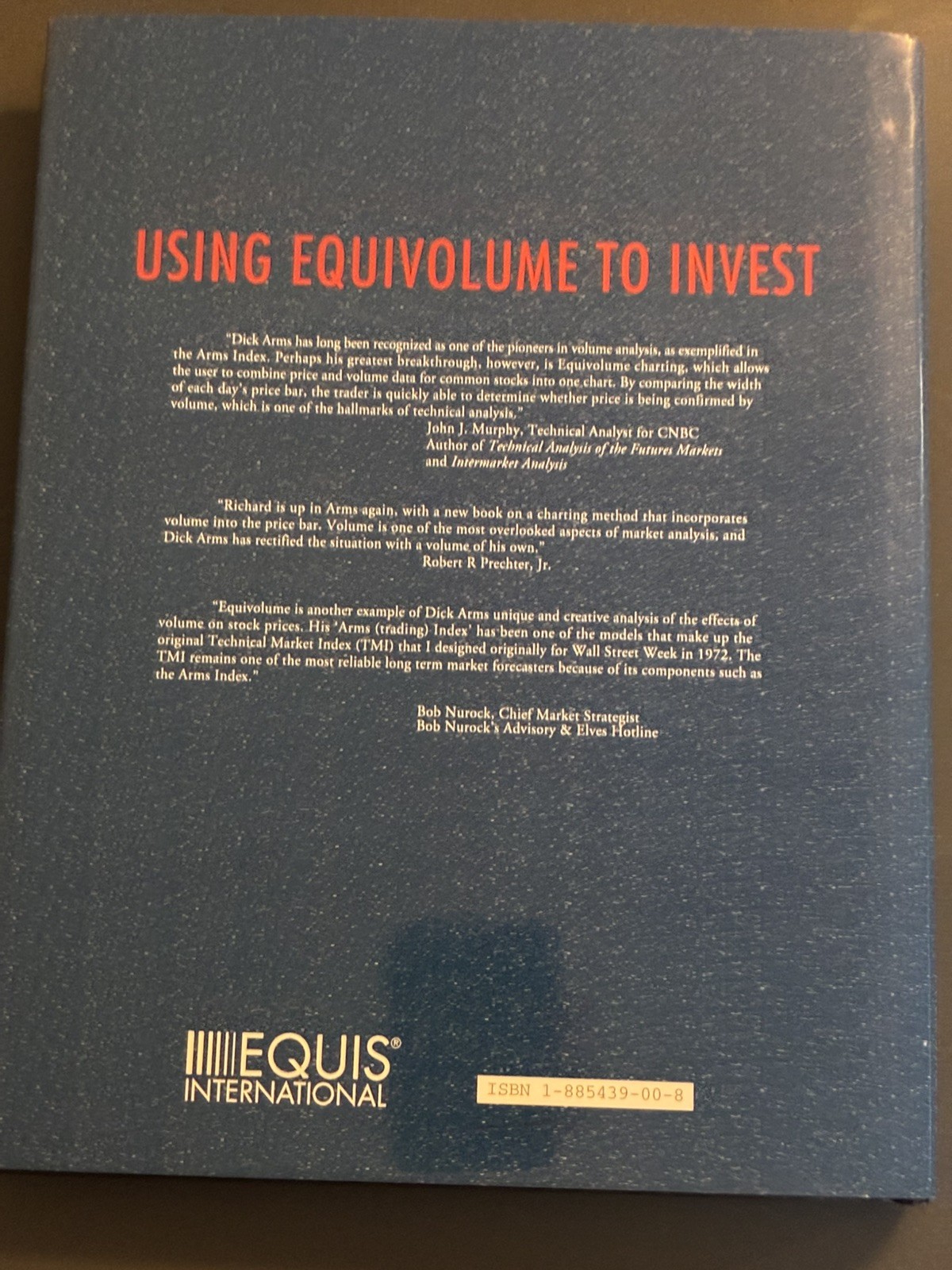 VOLUME CYCLES IN THE STOCK MARKET: MARKET TIMING THROUGH By Richard W Arms JR