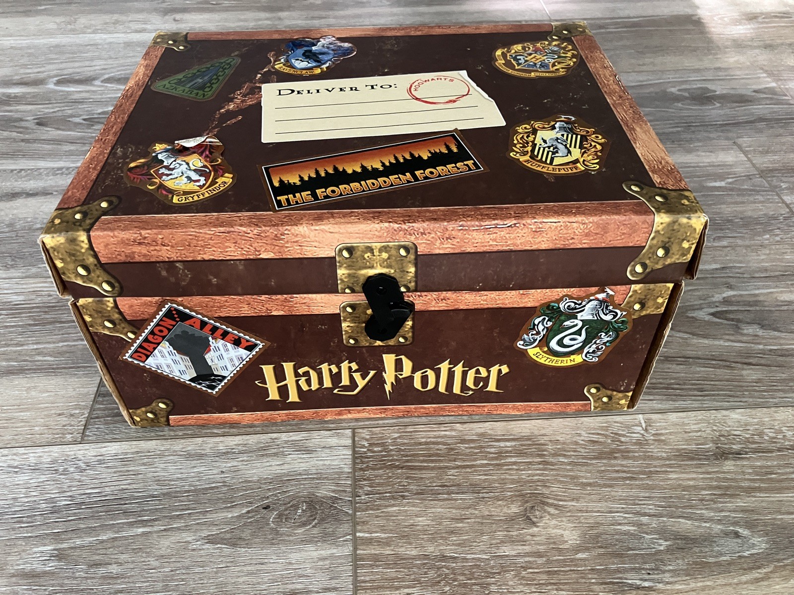 Harry Potter Empty Box ONLY Trunk Chest ONLY Limited Edition -READ Description