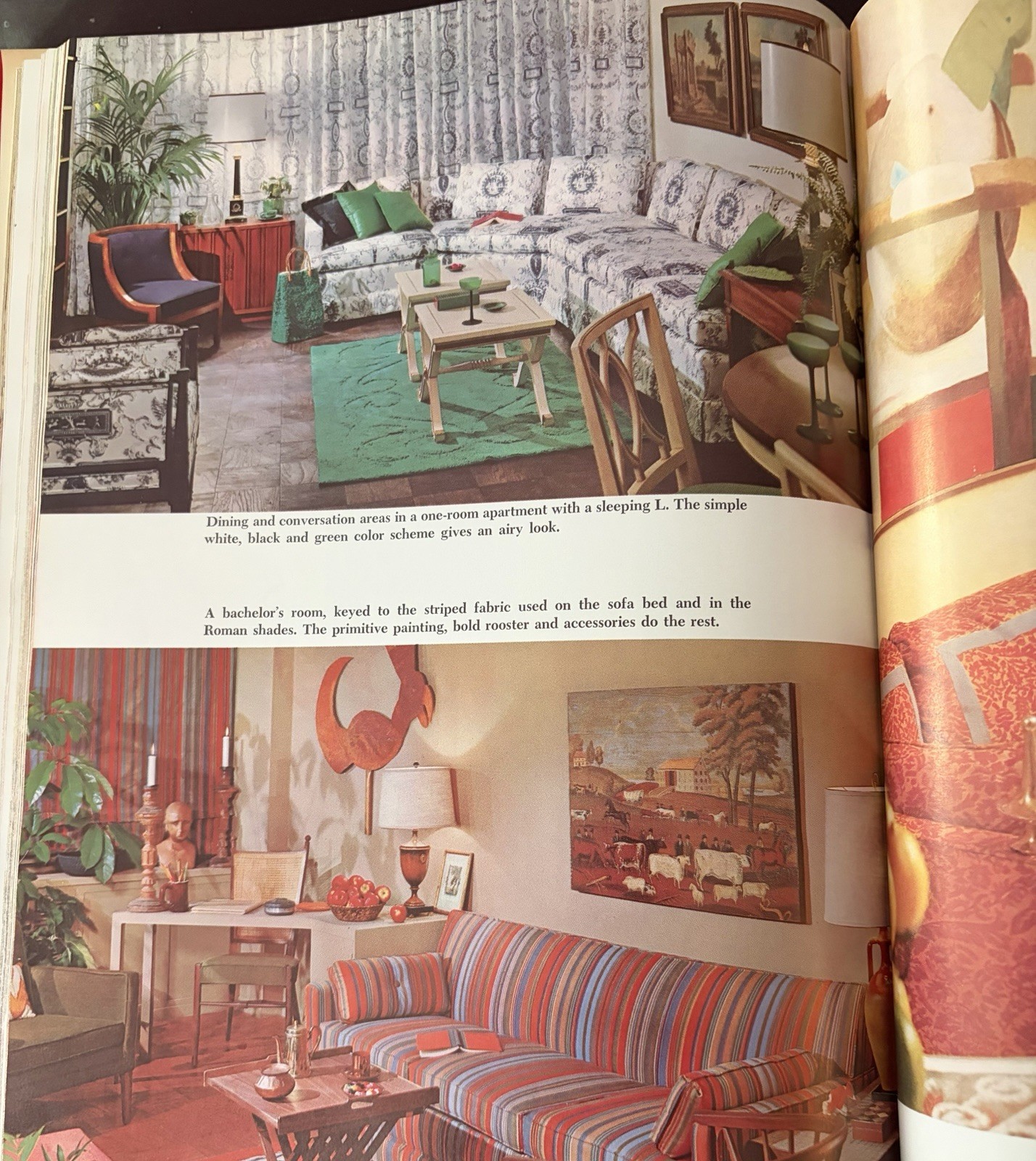 McCall’s Decorating Book VTG 1964 HC DJ Mid Century Modern Full Color
