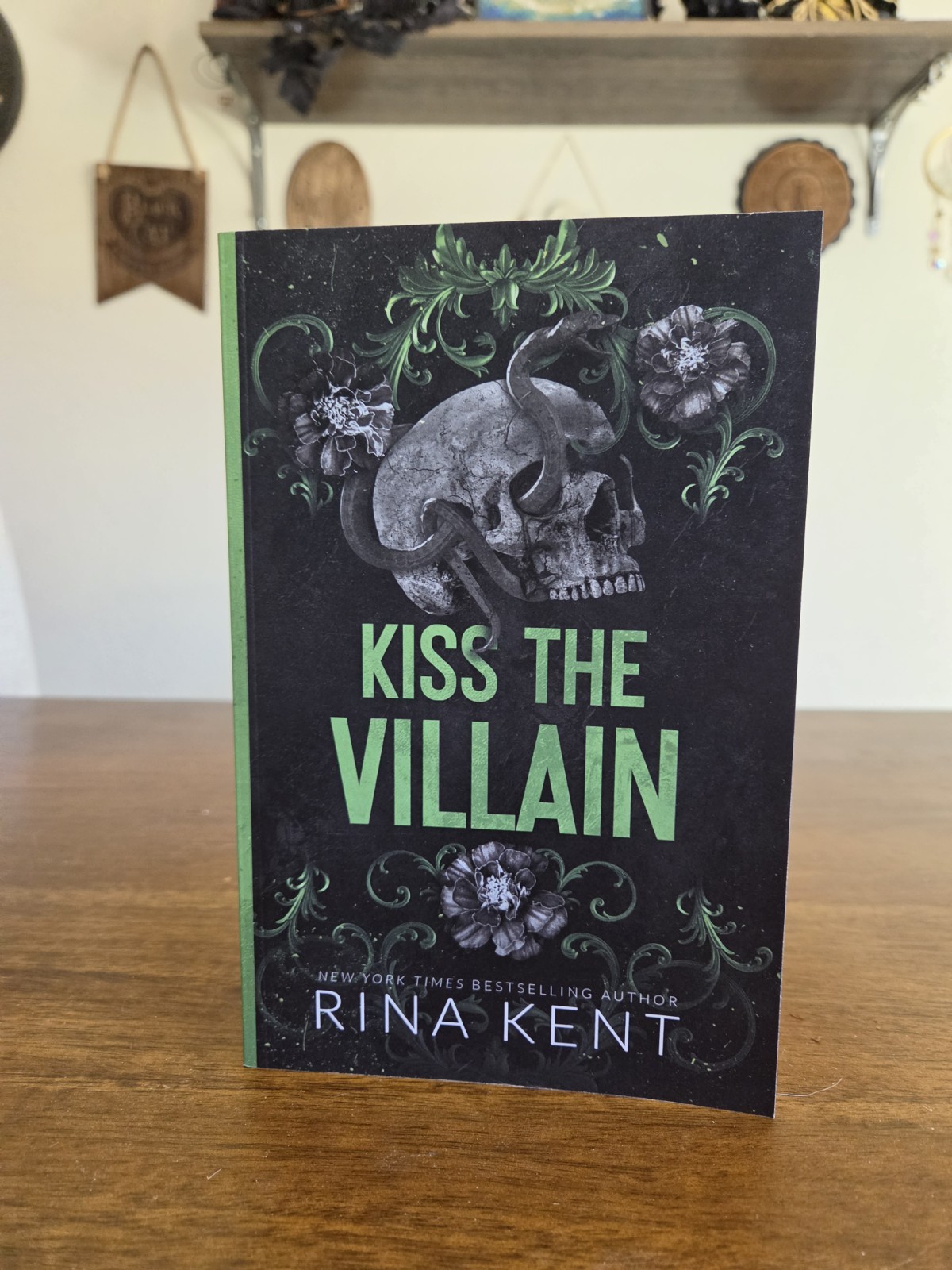 Kiss the Villain by Rina Kent Paperback Romance Crime Suspense Novel