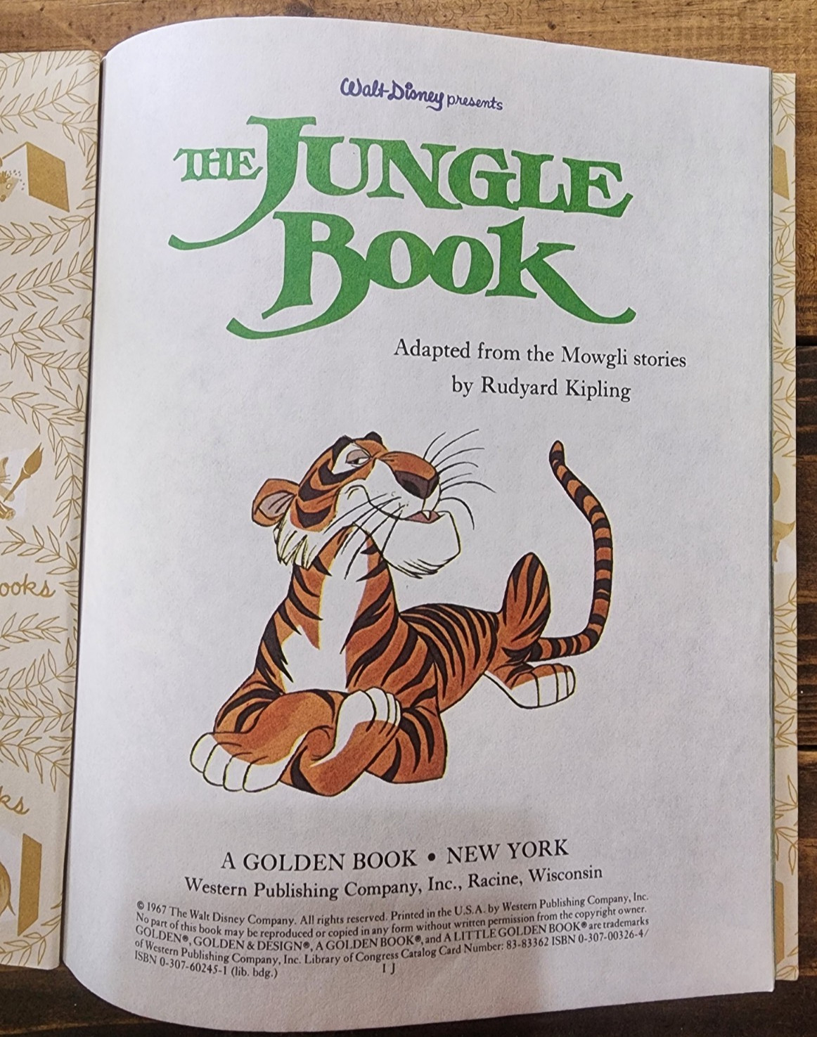 Walt Disney’s The Jungle Book Little Golden Book 1967