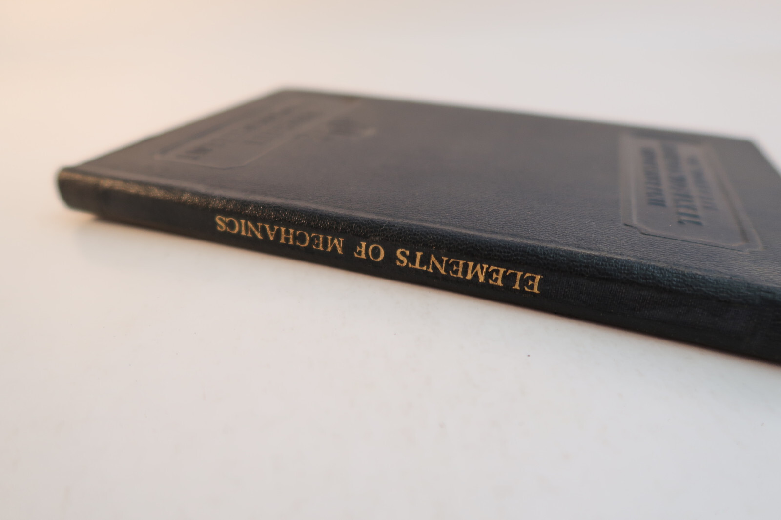 Elements of Mechanics International Library textbook 348B 1943 ICS Staff