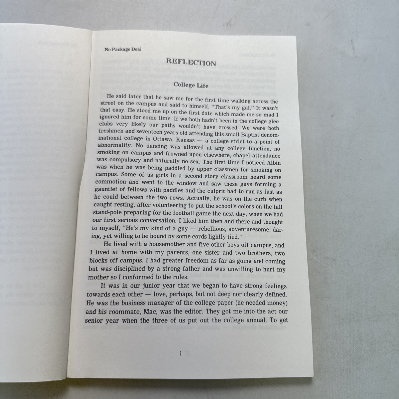 Pauline Dahlquist – No Package Deal