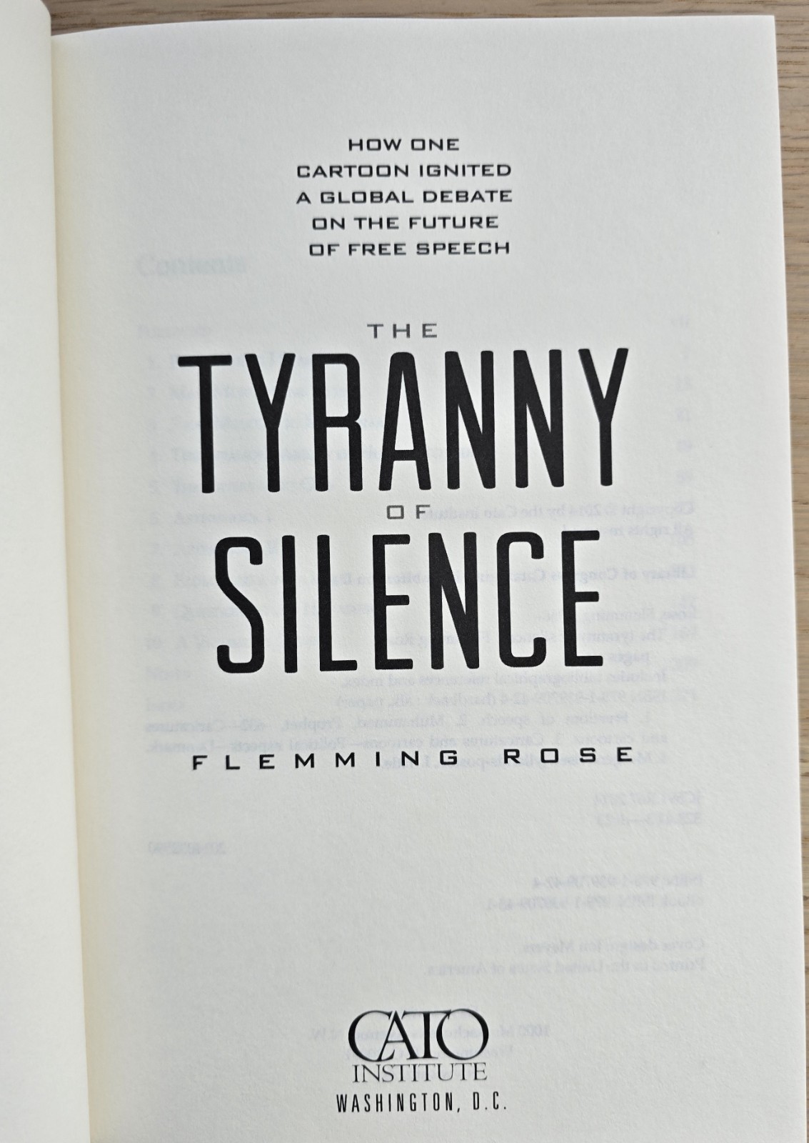 Tyranny of Silence – Flemming Rose – HC/DJ – ©2014 CATO Institute – Mint Cond…