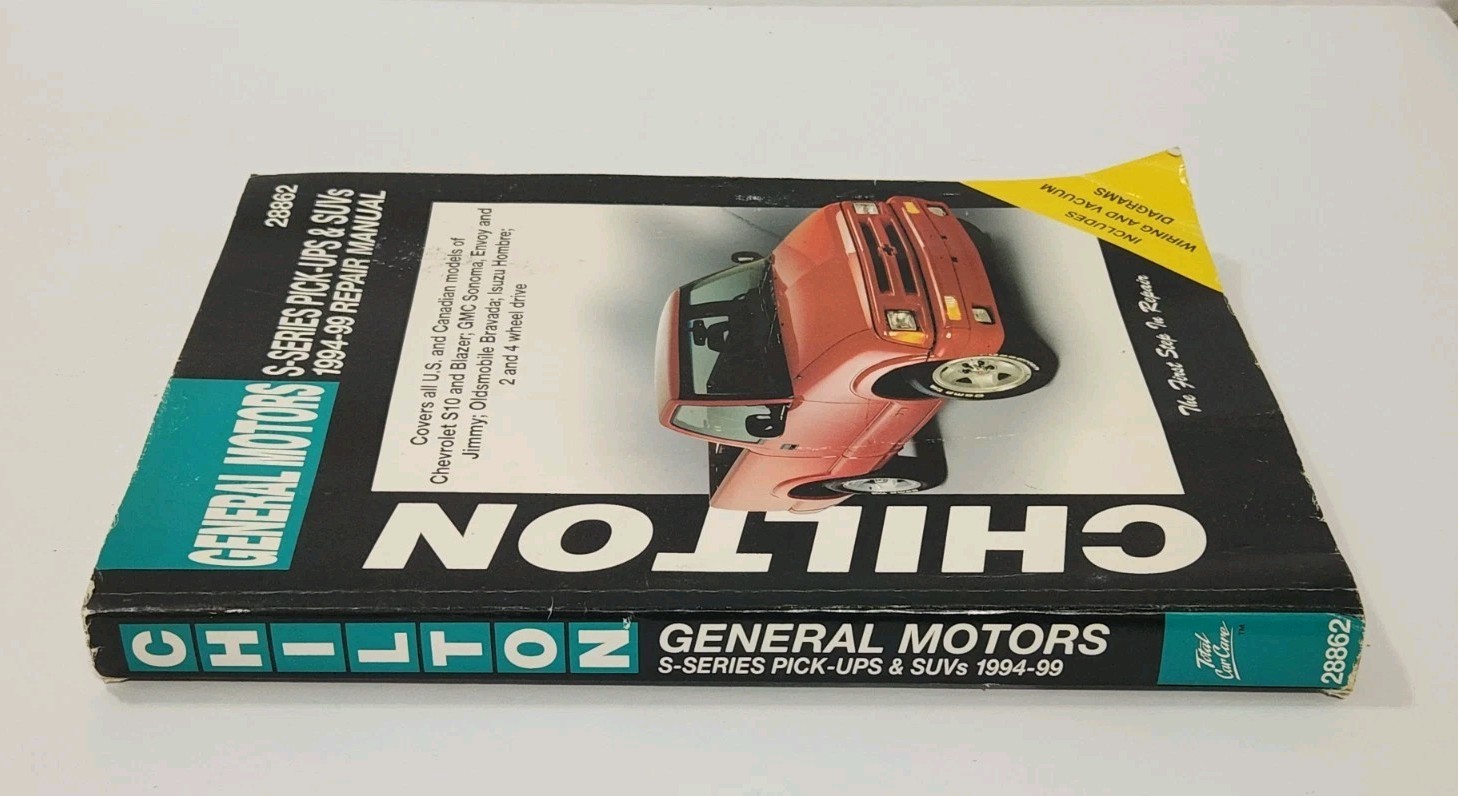 GM S-Series Pick-Ups and SUVs, 1994-1999 Chilton’s Repair Manual 28862