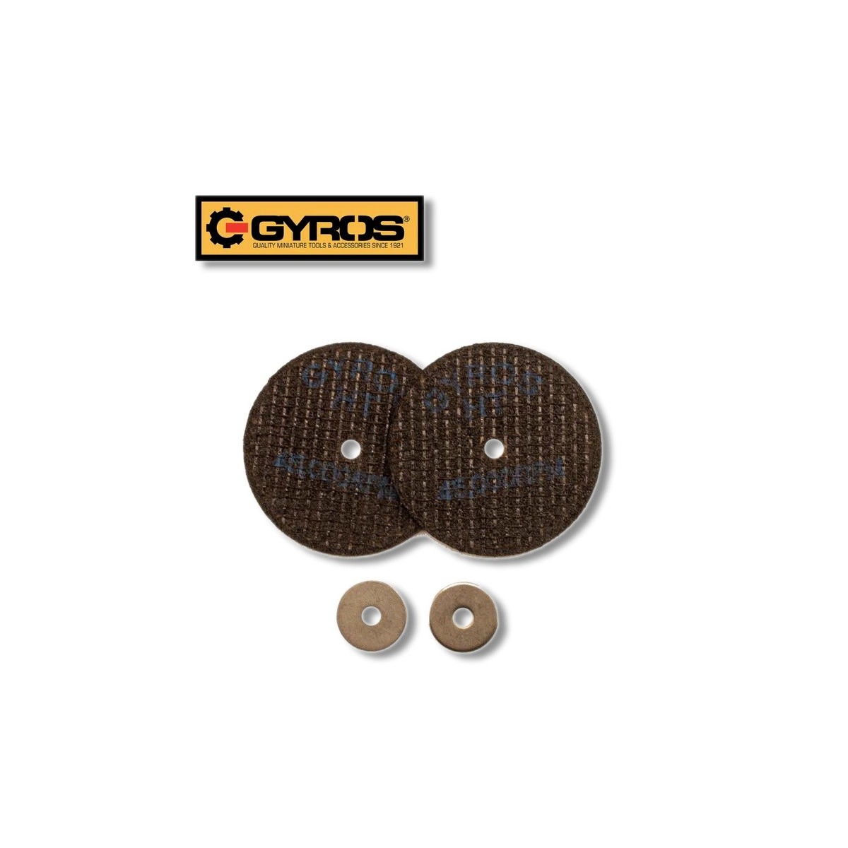 Gyros Tools Fiber Disks HT 1-1/2 in X 1/8 in Fiberglass Cutting 2 pc 11-32156