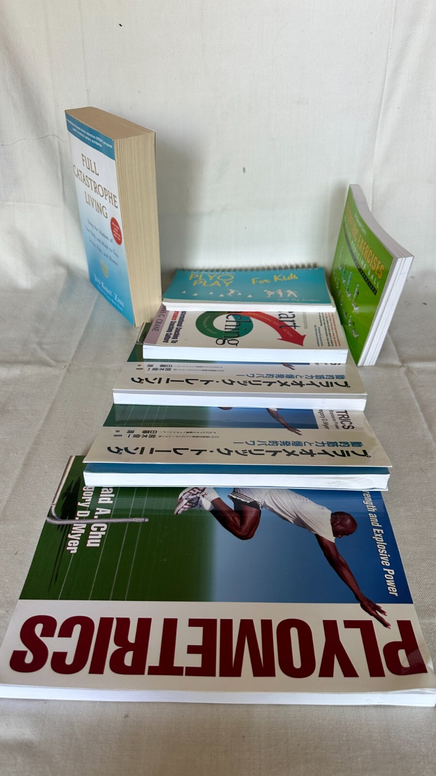 Bundle of 10 Coaching, Plyometrics, and Wellness Books – Donald Chu, Jon Kabat-Z