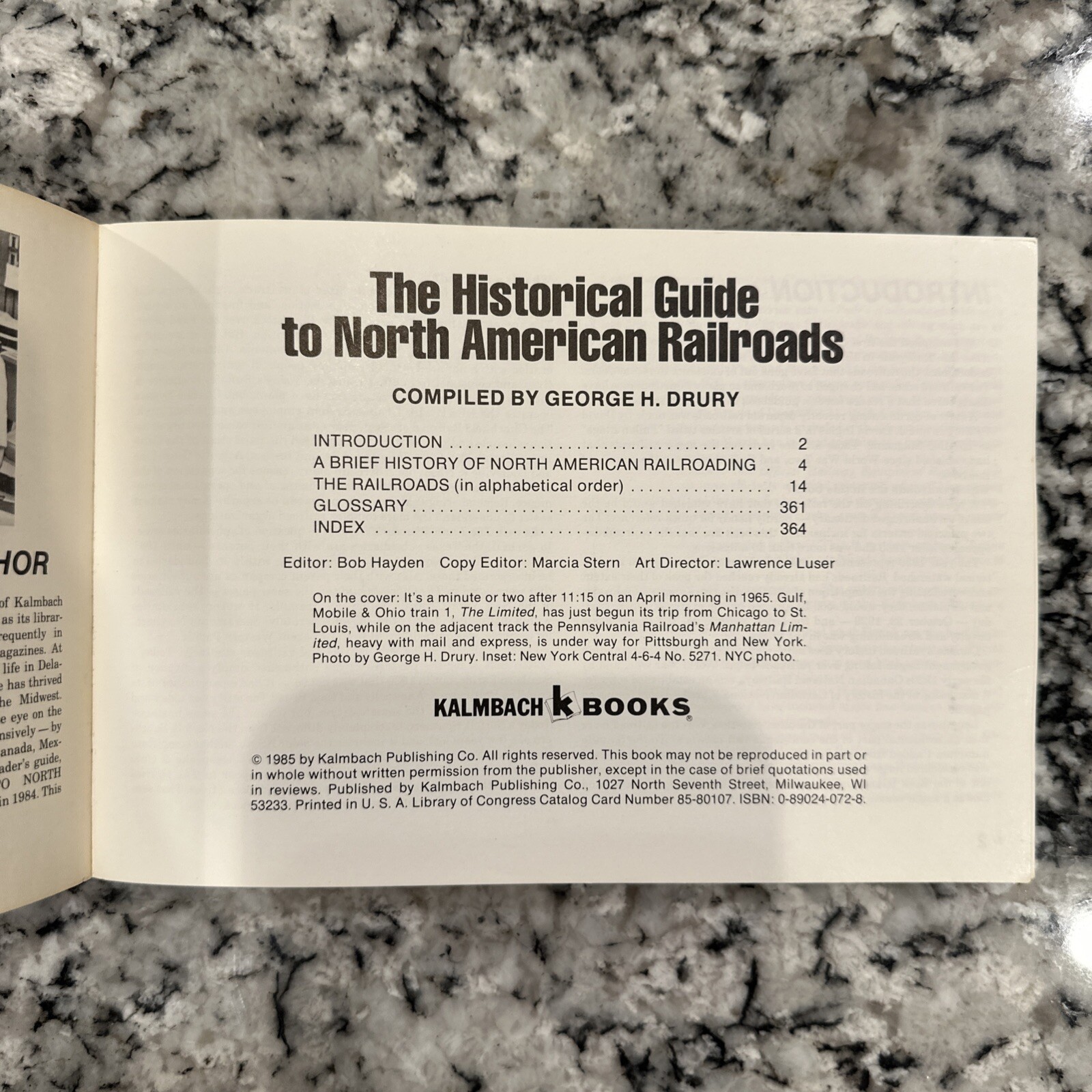 Historical Guide to North American Railroads by George Drury (1986, Trade…