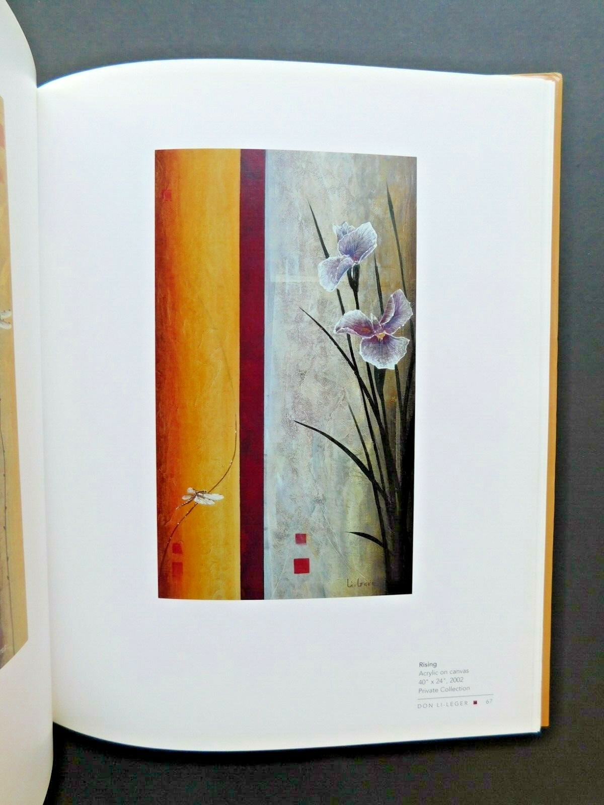 Collection of color paintings by artist DON LI-LEGER 2005 hardcover 124 pages DJ