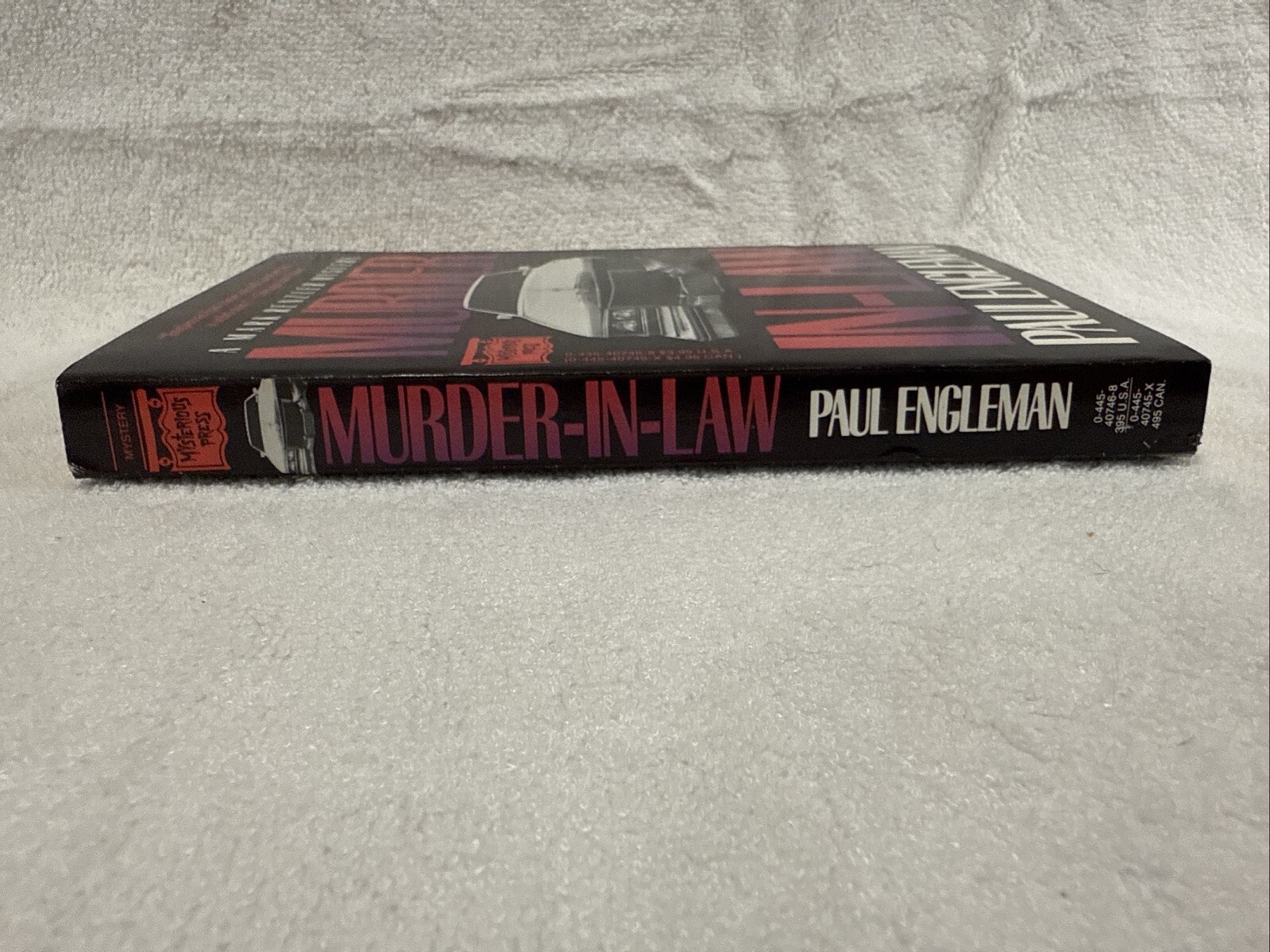 Murder-In-Law by Paul Engleman 1988 Mystery Press golf murder mystery paperback