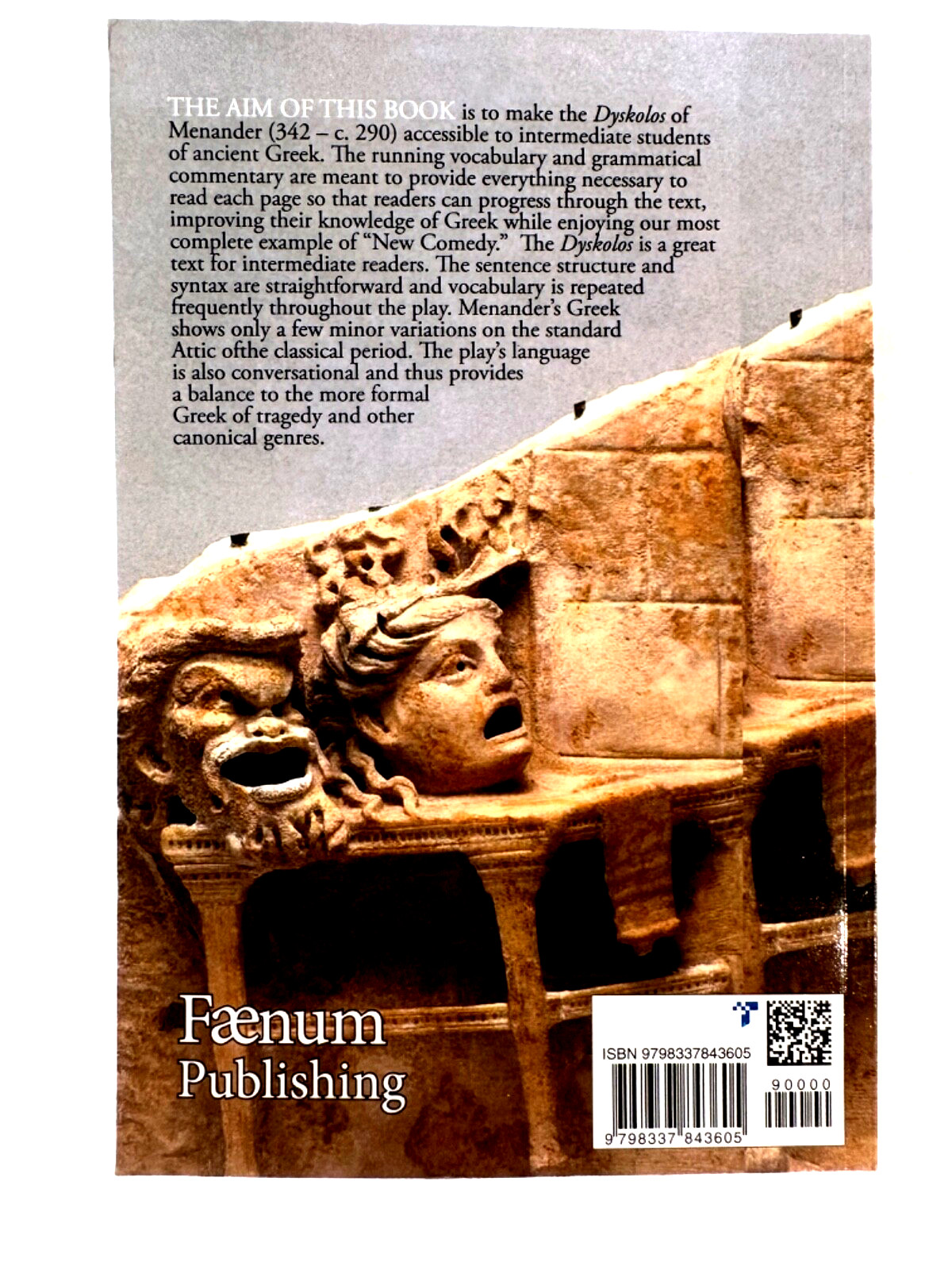 Menander Dyskolos by Evan Hayes & Stephen Nimbus – English & Greek C23