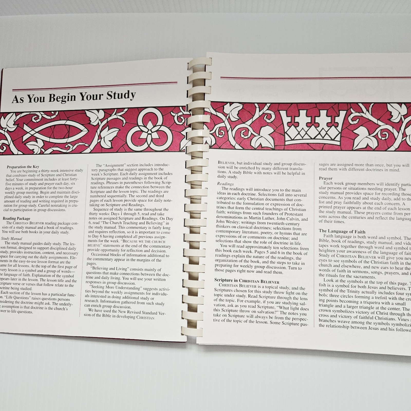 Christian Believer Book Knowing God with Heart and Mind Bible Study Manual