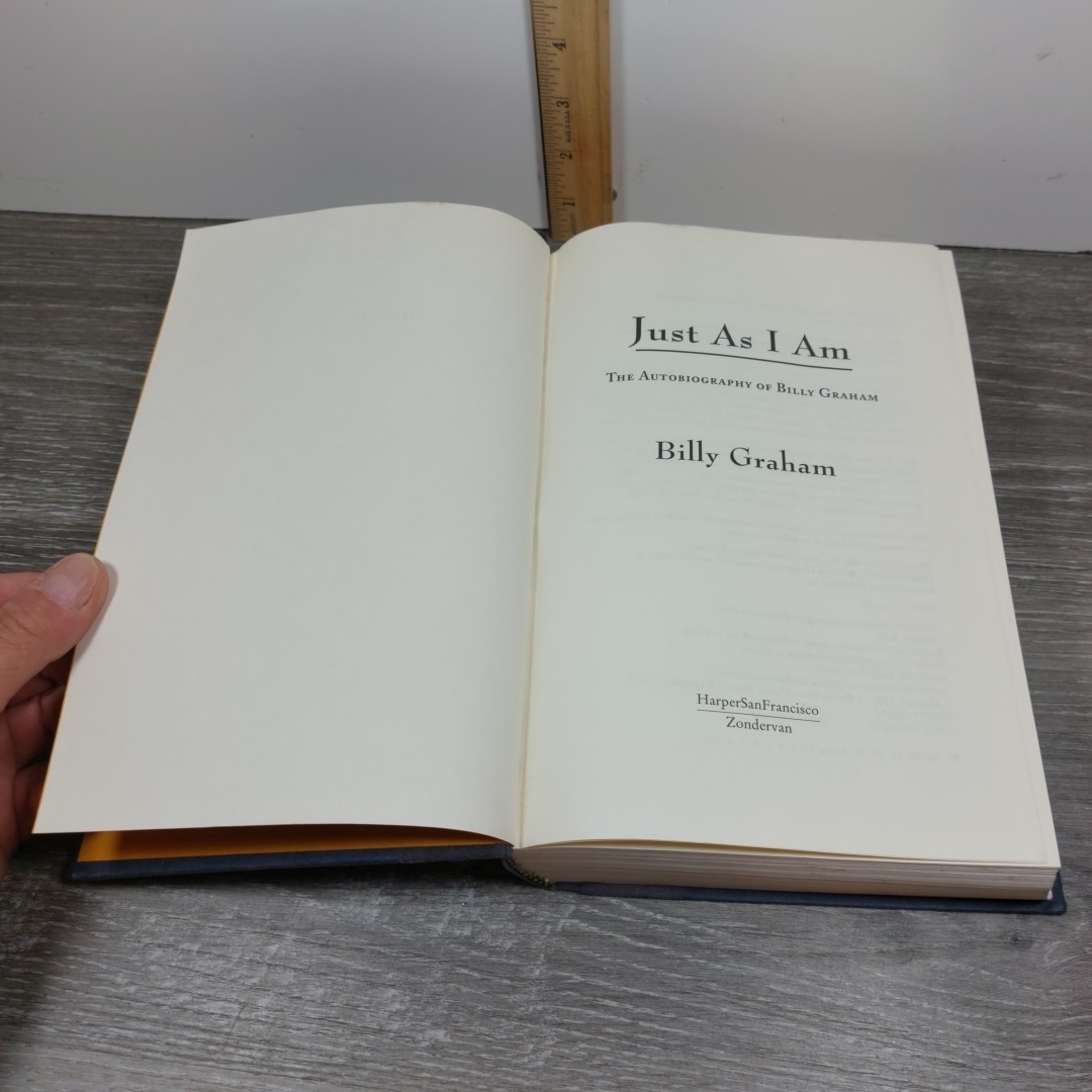 FIRST EDITION, FIRST PRINTING Just As I Am: The Autobiography of Billy Graham