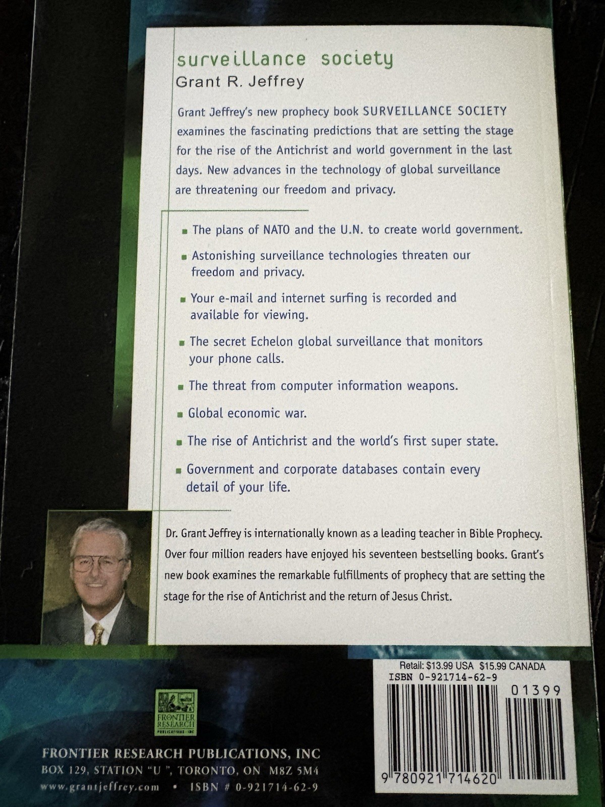 Grant R. Jeffrey End Times Christian Prophecy Book Lot of 3 Paperback Books