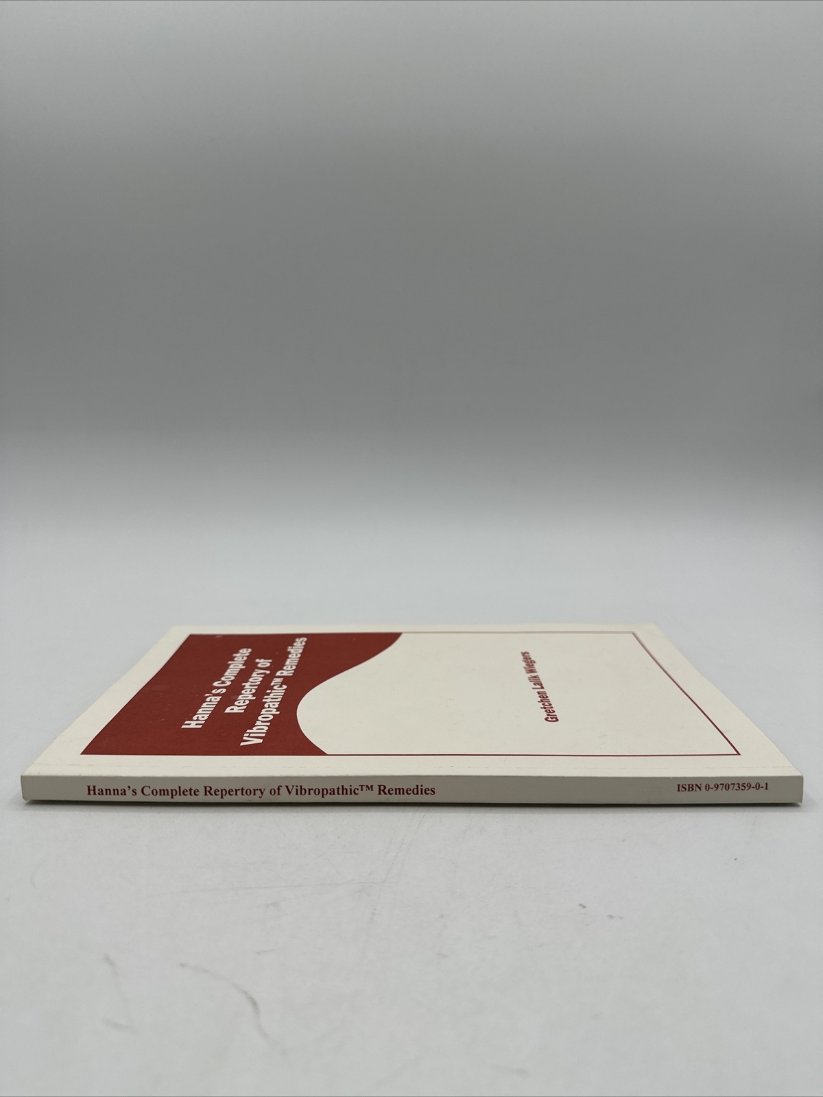 Hanna’s Complete Repertory Of Vibropathic Remedies Gretchen Wiegers 125 Pages PB