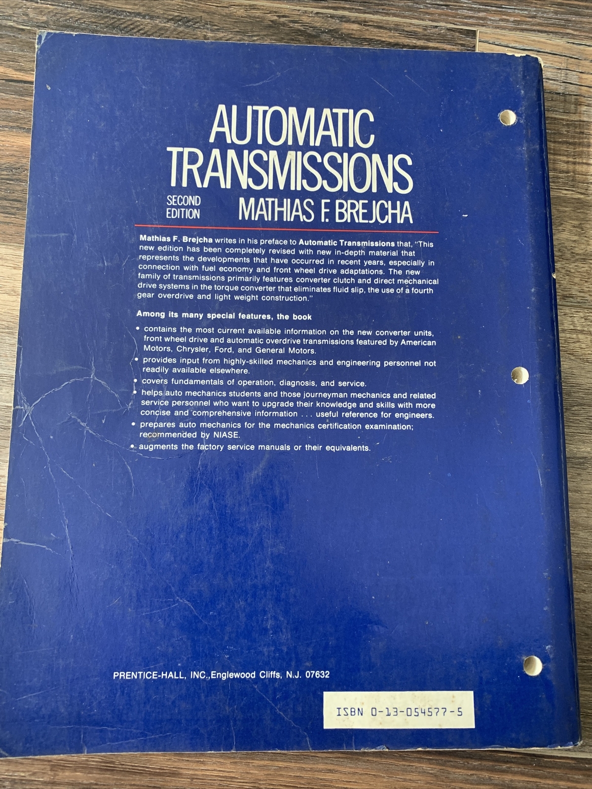 Automatic Transmissions Mathias F. Brejcja 402 Pages Printed In USA 2nd. Edition