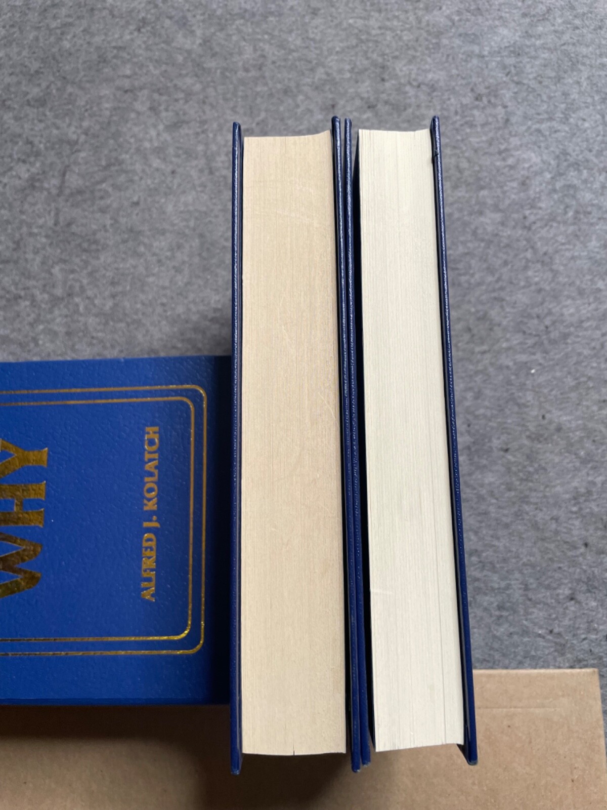 The Jewish Book of Why Alfred J Kolatch Slip Case 2 Volume Set Hard Cover