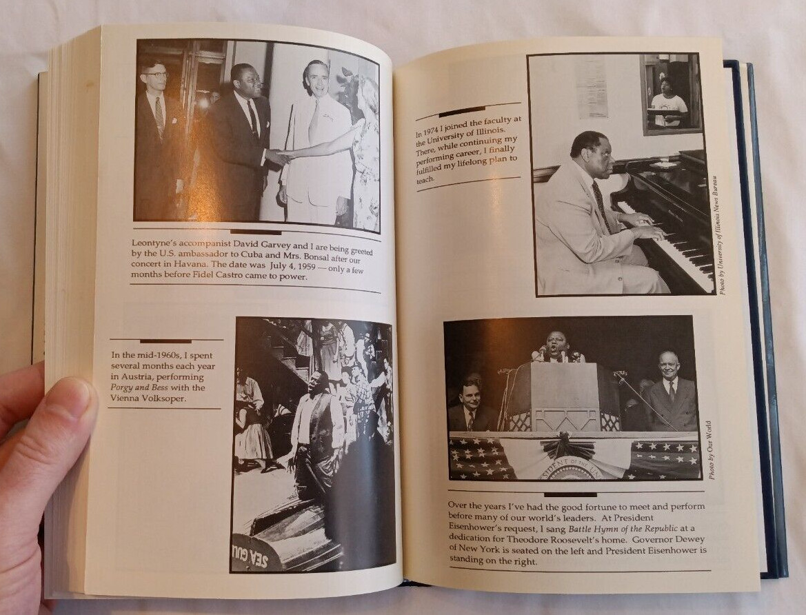 My Music & My Life (SIGNED) by William Warfield w Alton Miller (Sagamore, 1991)